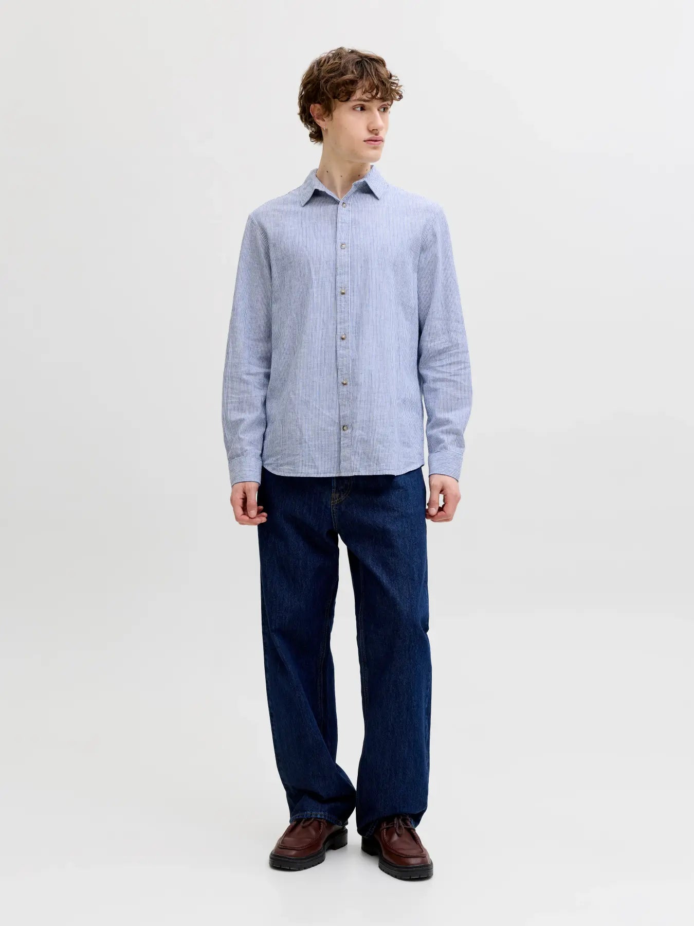 JJESUMMER LINEN BLEND SHIRT L/S
