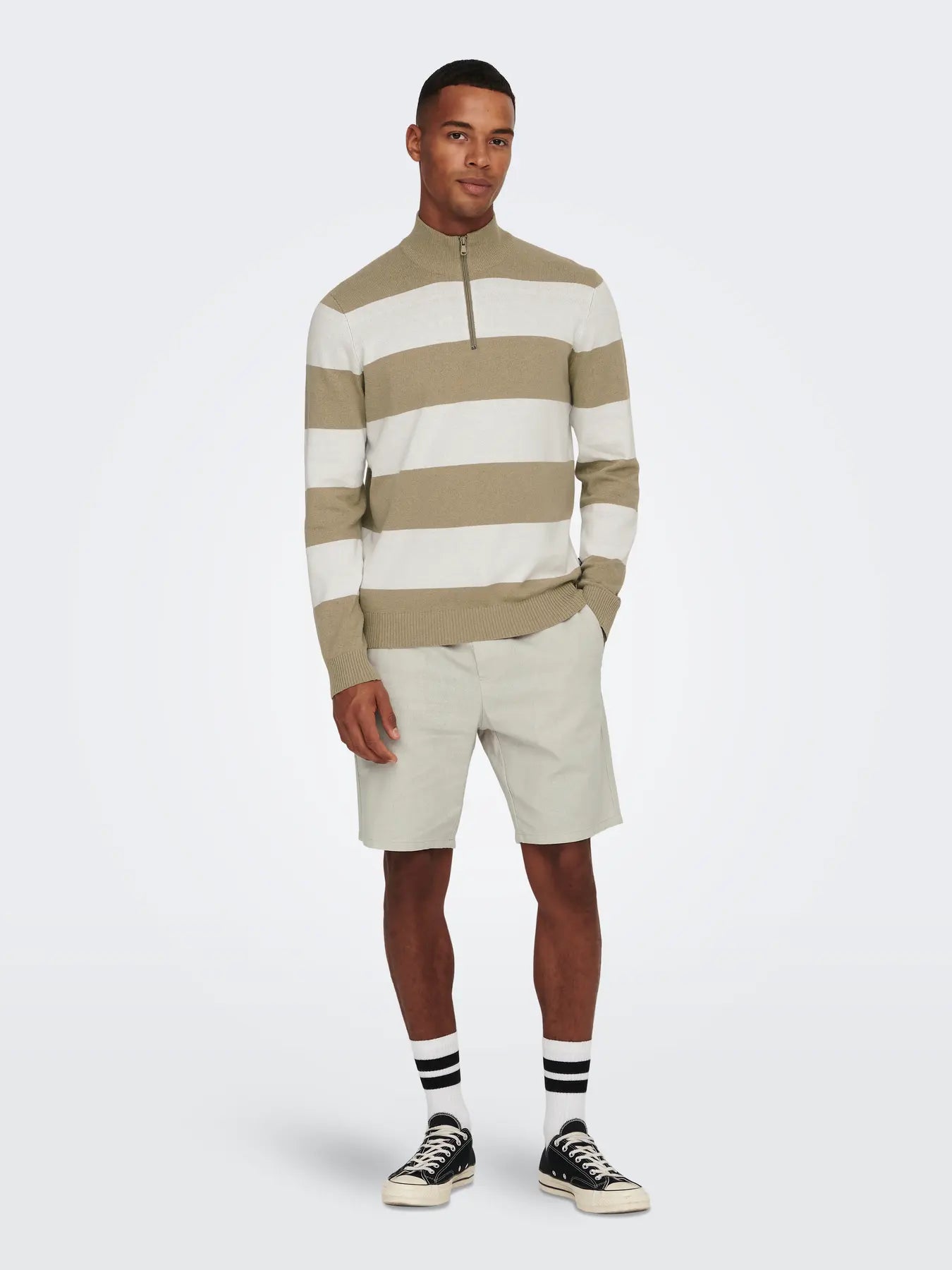 ONSLINUS 0007 COT LIN SHORTS
