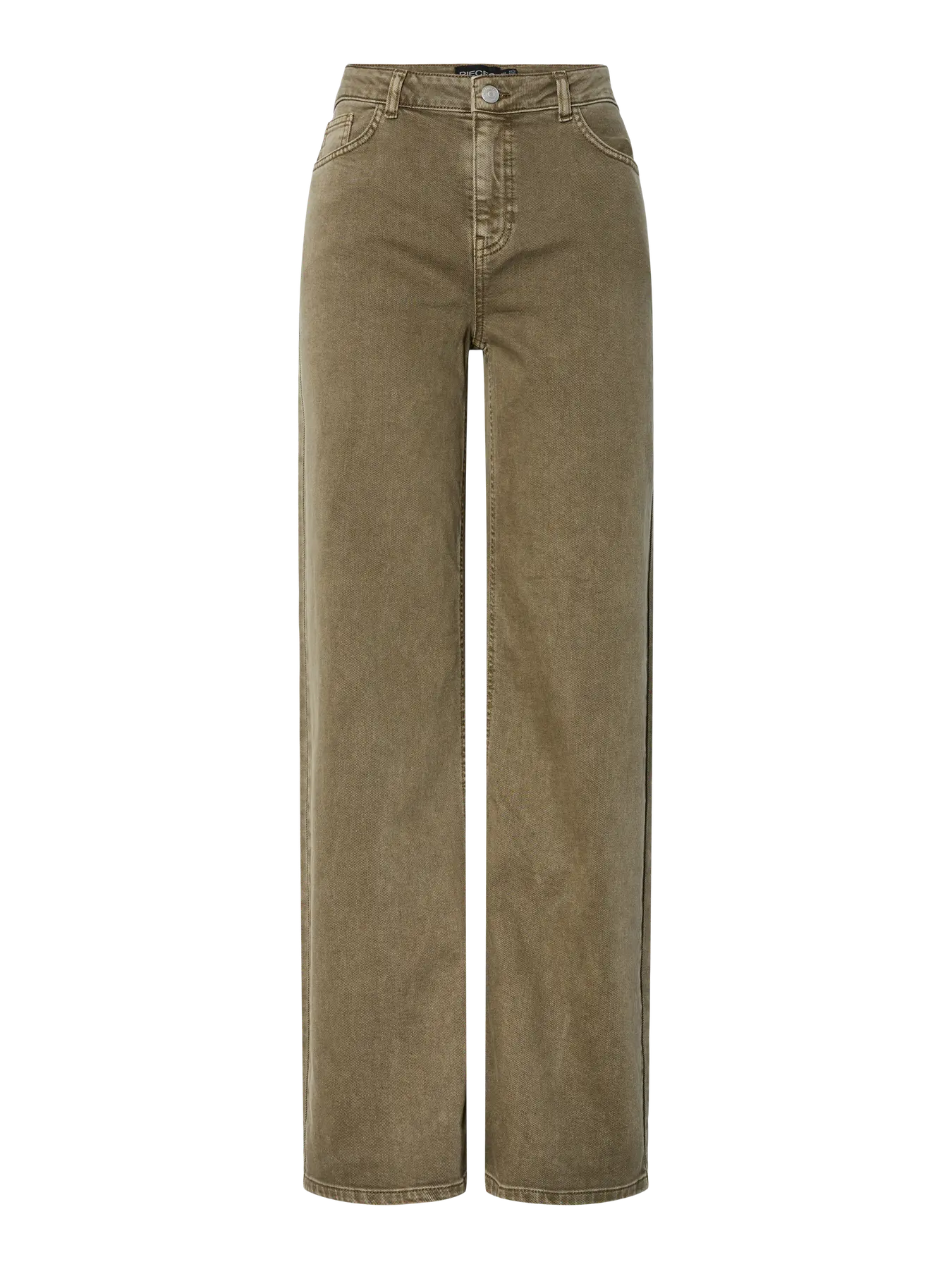PCSILKE MW WIDE COLORED JEANS