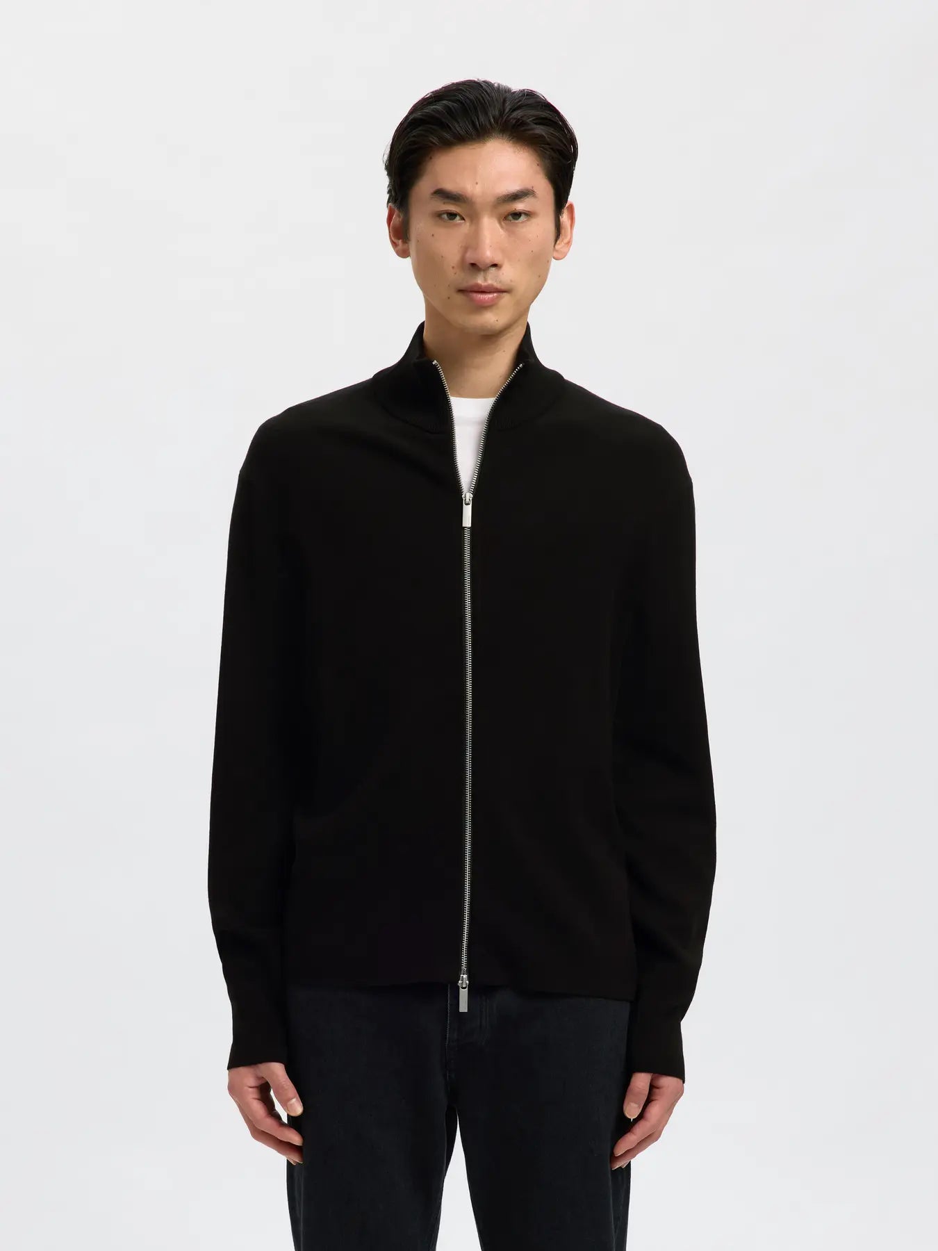 SLHTELLER FN RELAXED ZIP CARDIGAN