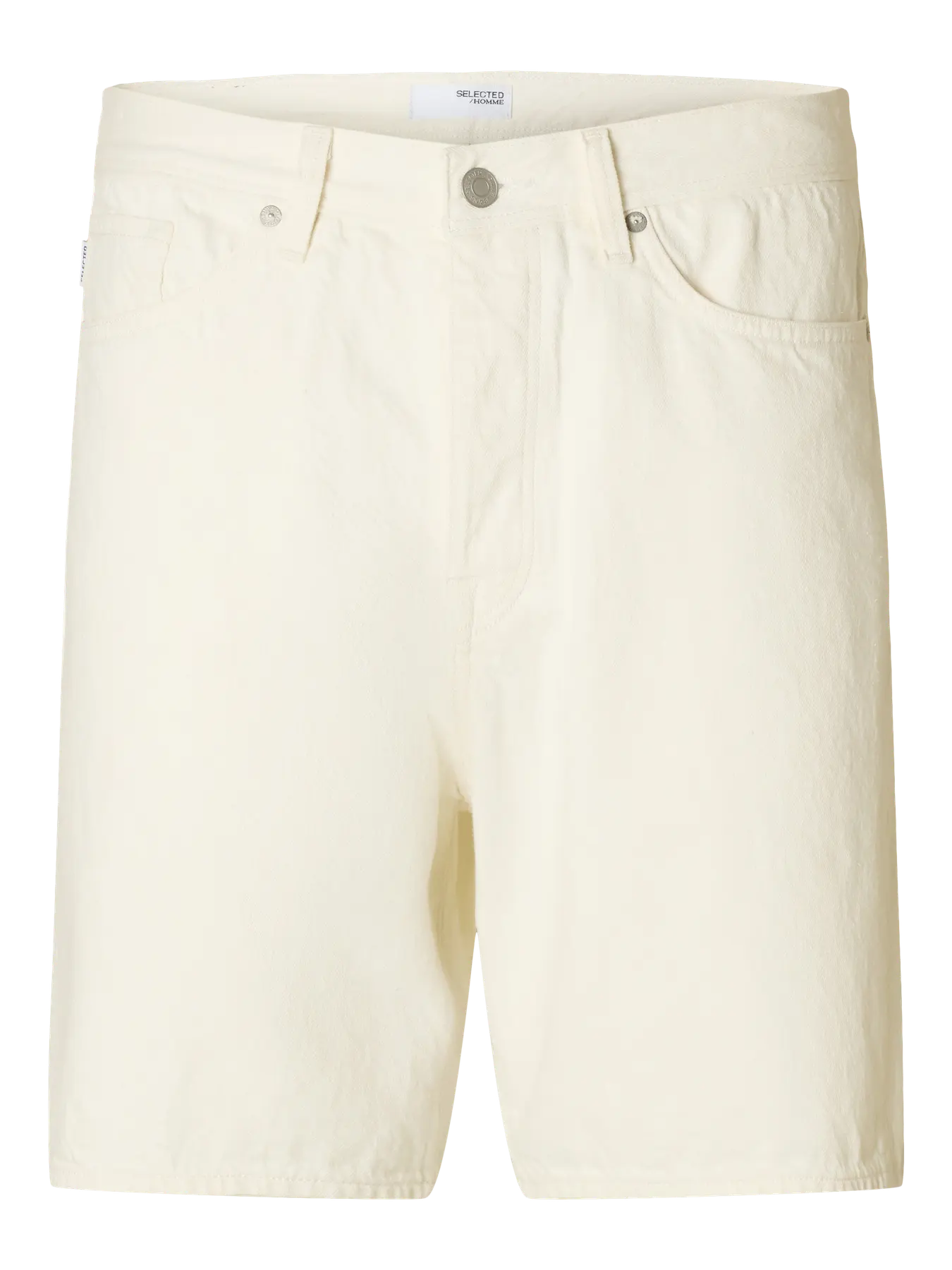 SLHREG ALEX 201 ECRU HEMP SHORTS