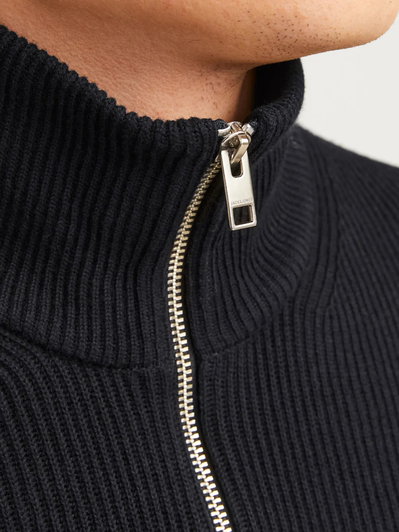 JJEPERFECT KNIT HALF ZIP
