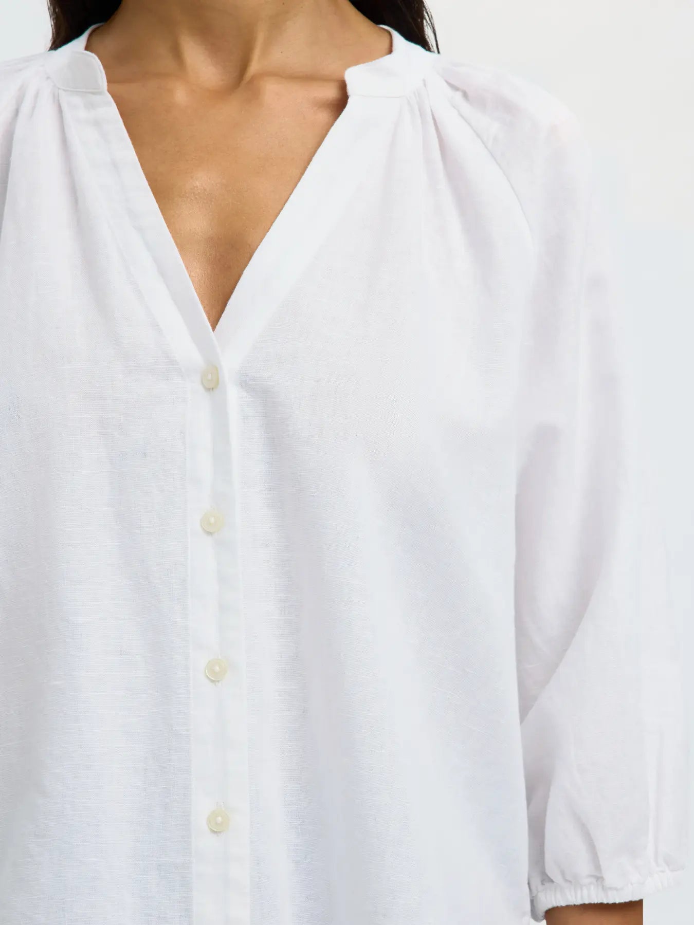 SLWCLEO-ALBERTA LINEN BLEND SHIRT