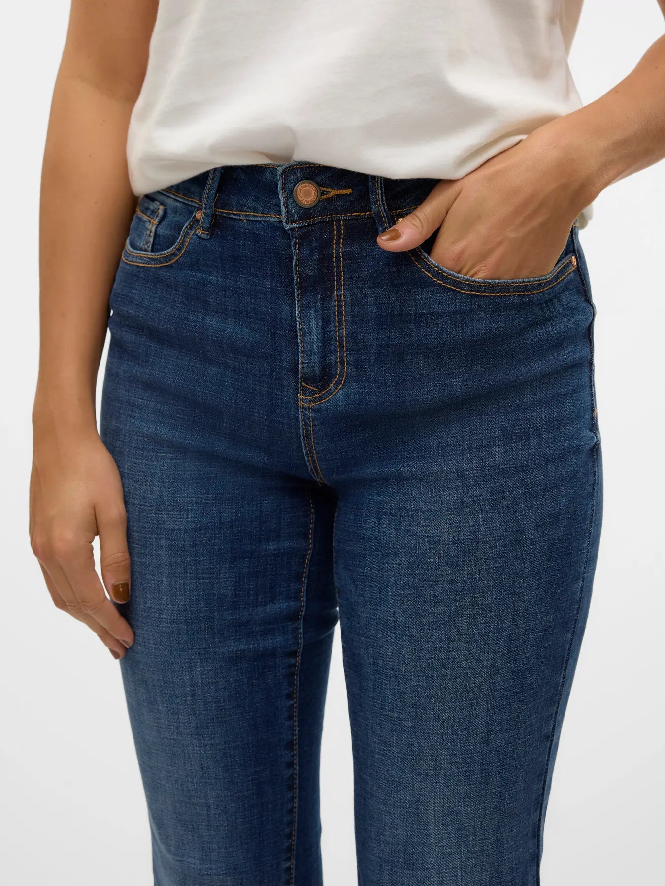 VMFLASH MR STRAIGHT JEANS