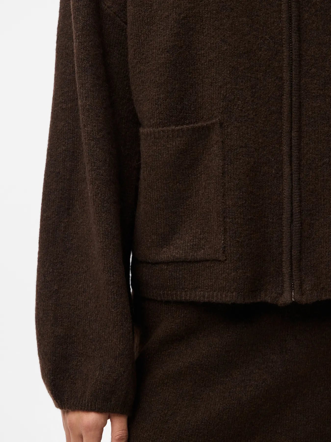 PCJUNNA LS V-NECK KNIT CARDIGAN