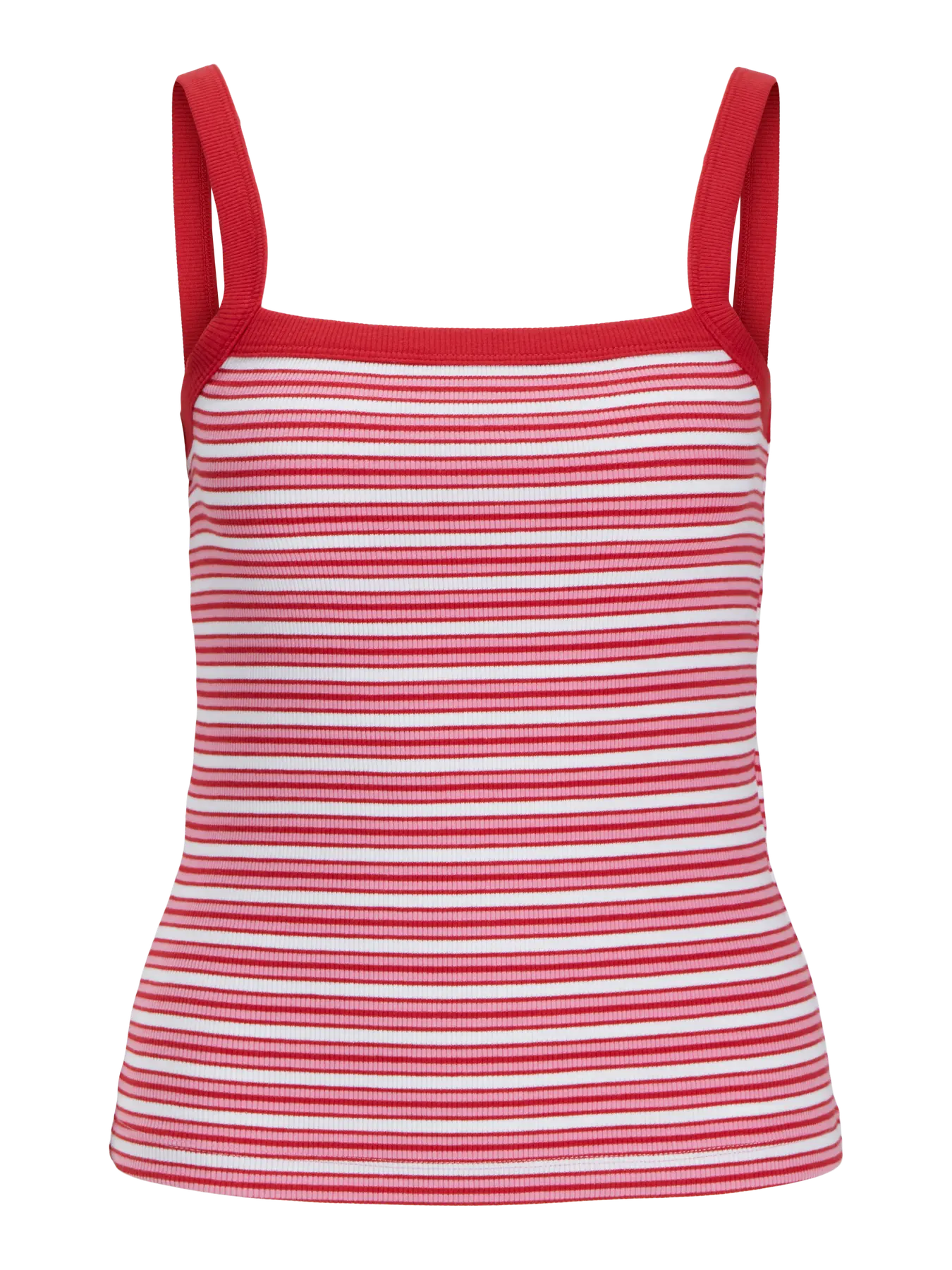 JXFIFI STR SL RIB STRIPE TOP