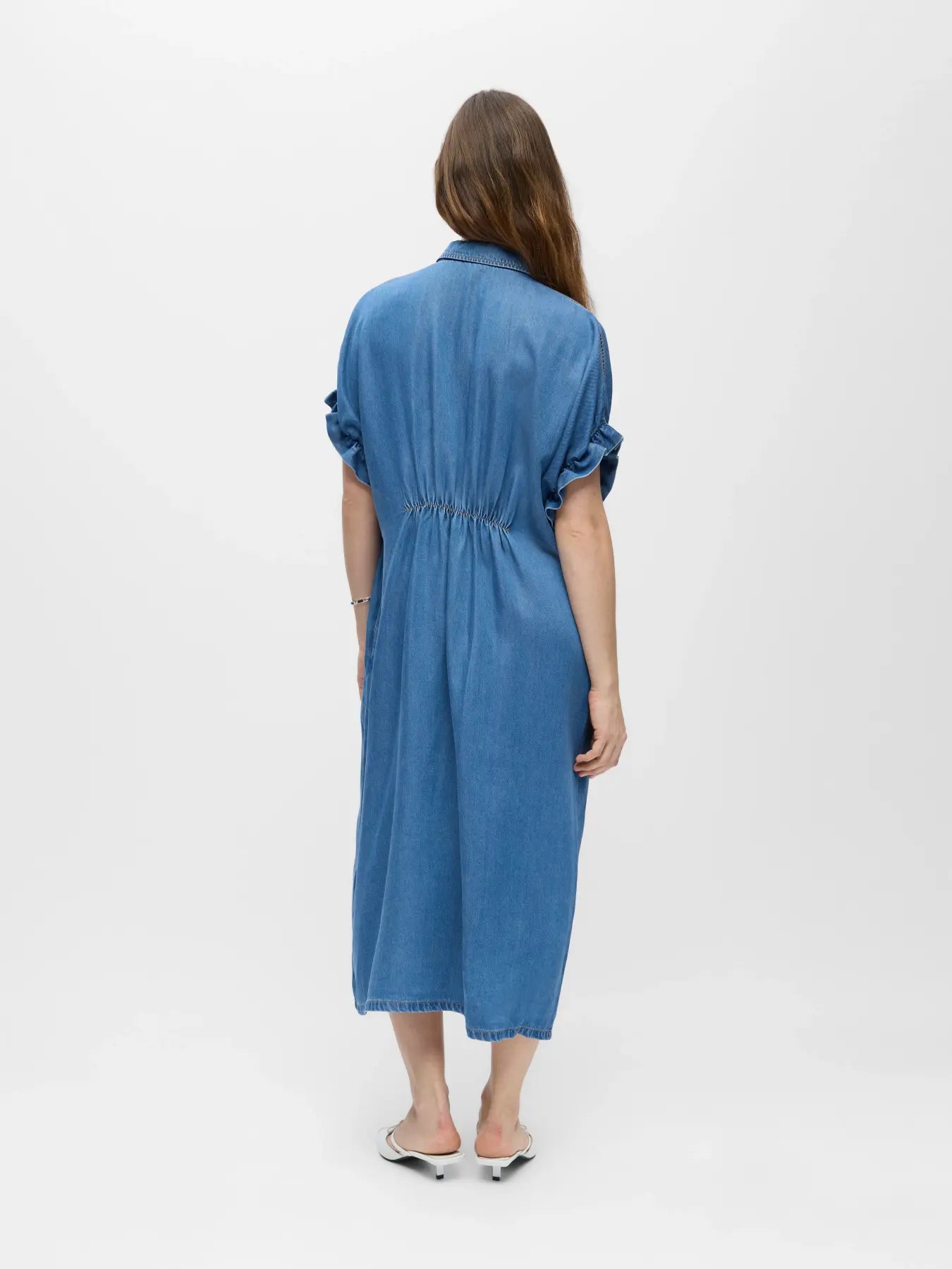 OBJFRAME TIANA 2/4 LO DENIM DRESS