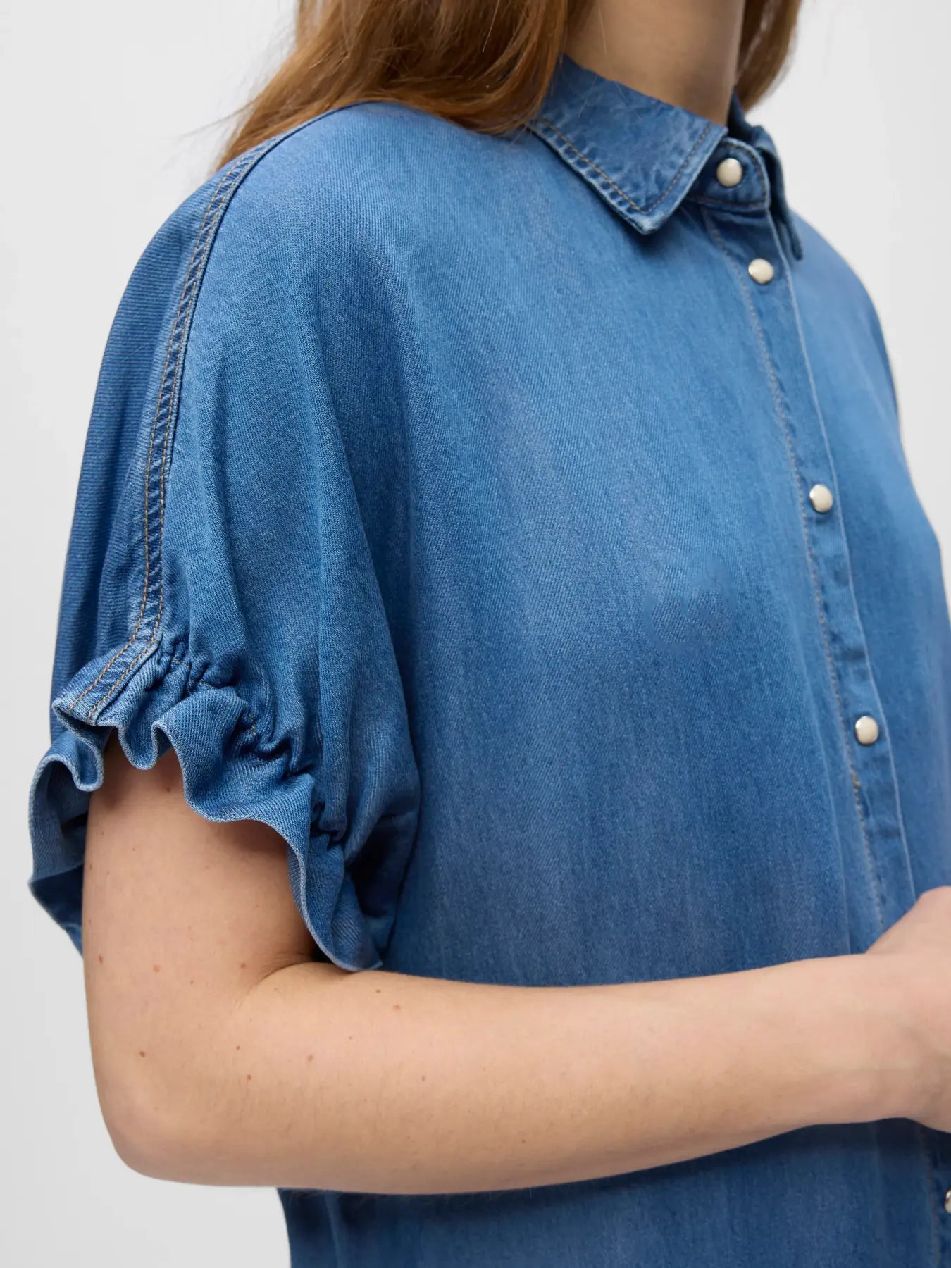 OBJFRAME TIANA 2/4 LO DENIM DRESS