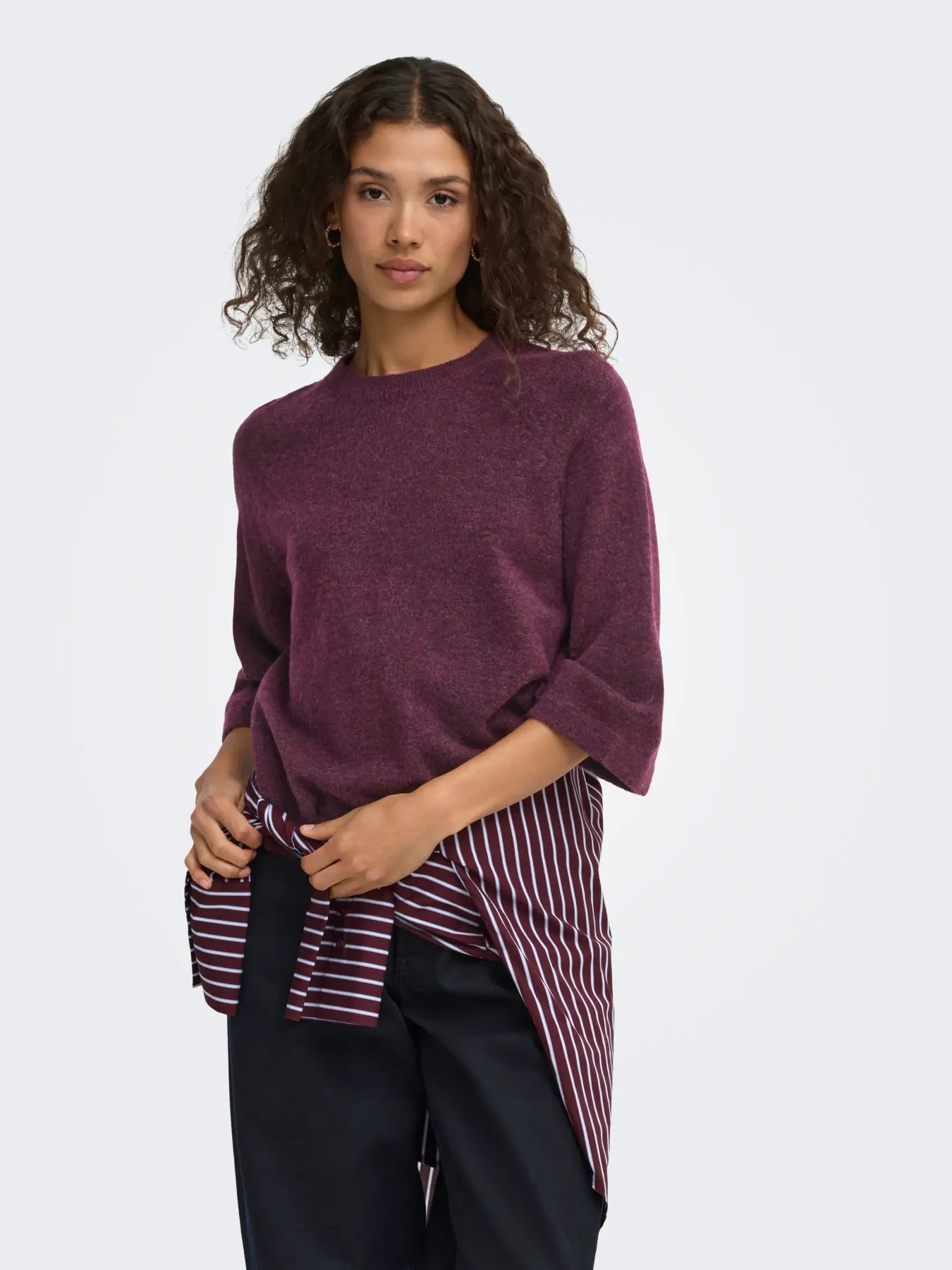 ONLSIMONI 3/4 PULLOVER KNT