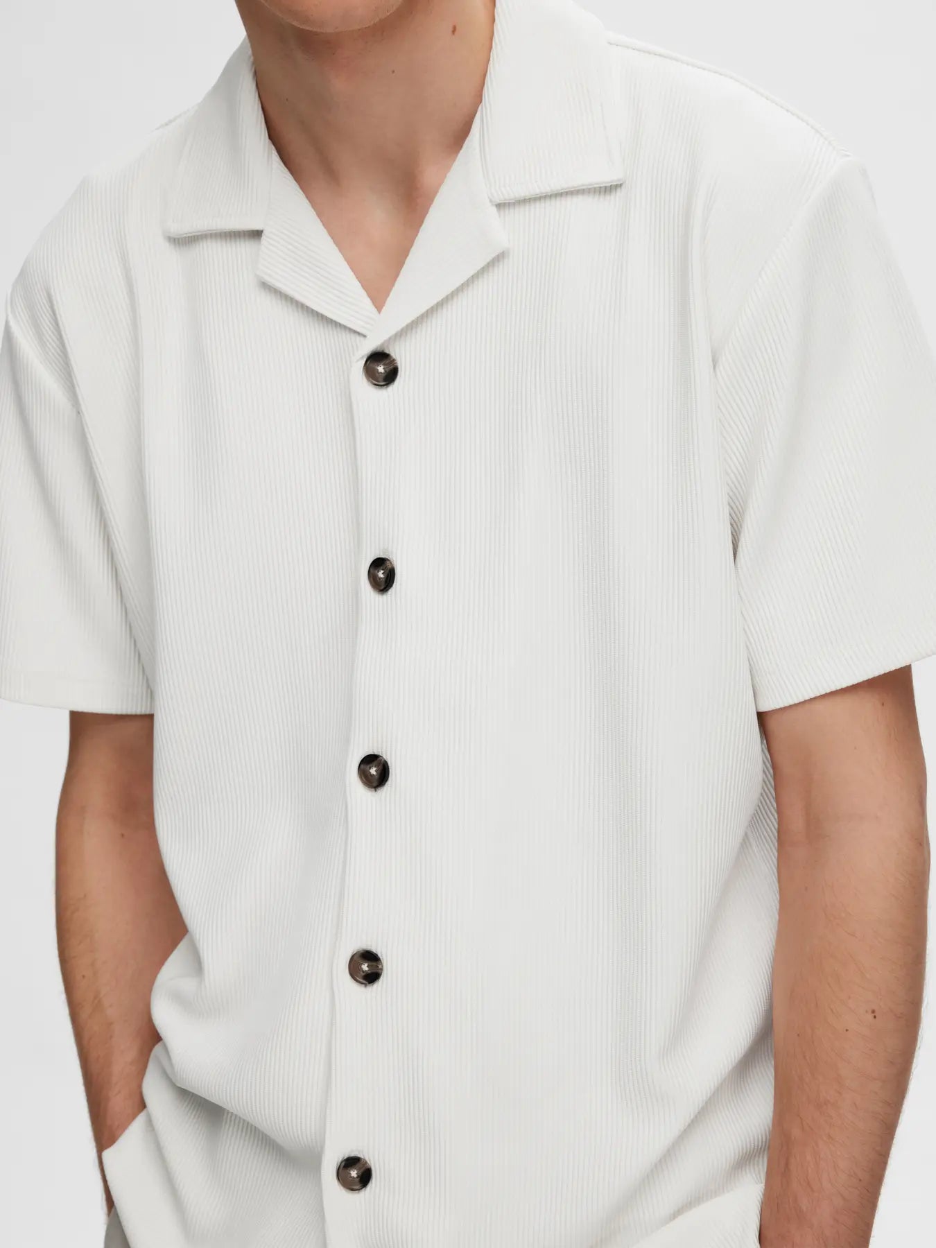SLHLOOSE-PLISSE RESORT SS SHIRT