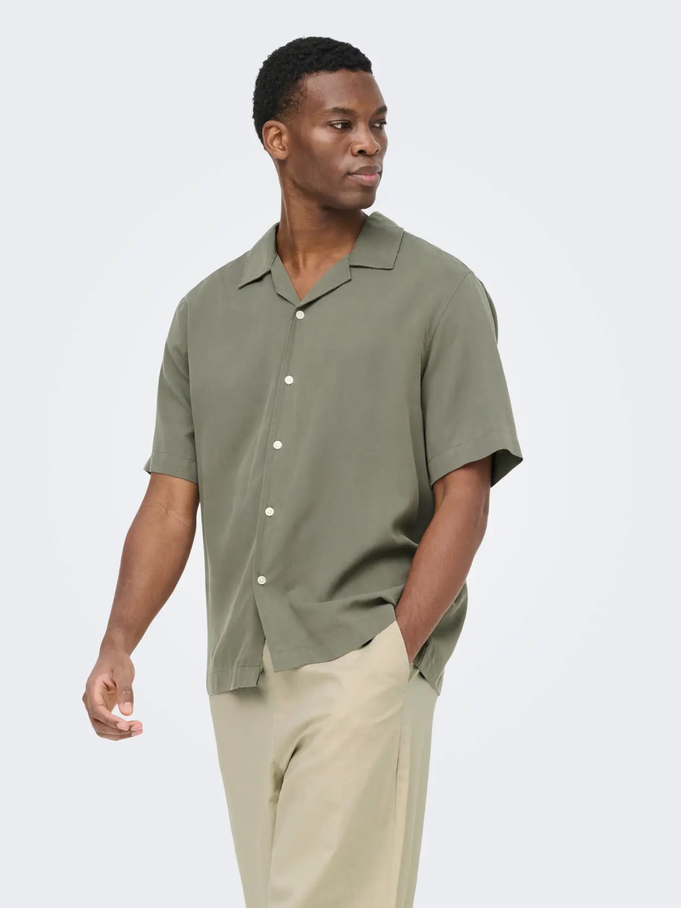 ONSPERU SS REG TENCEL SHIRT