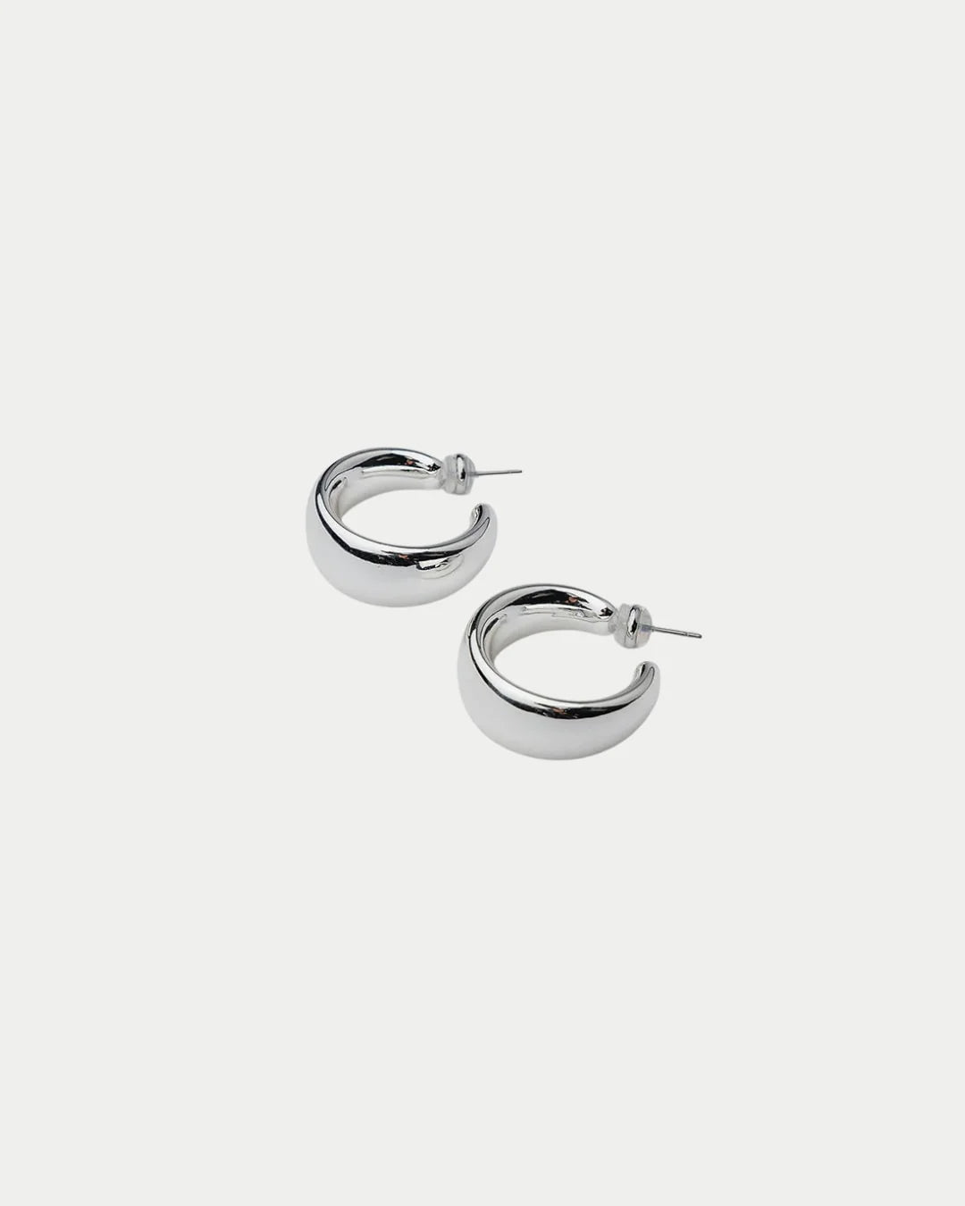Silver Hoops