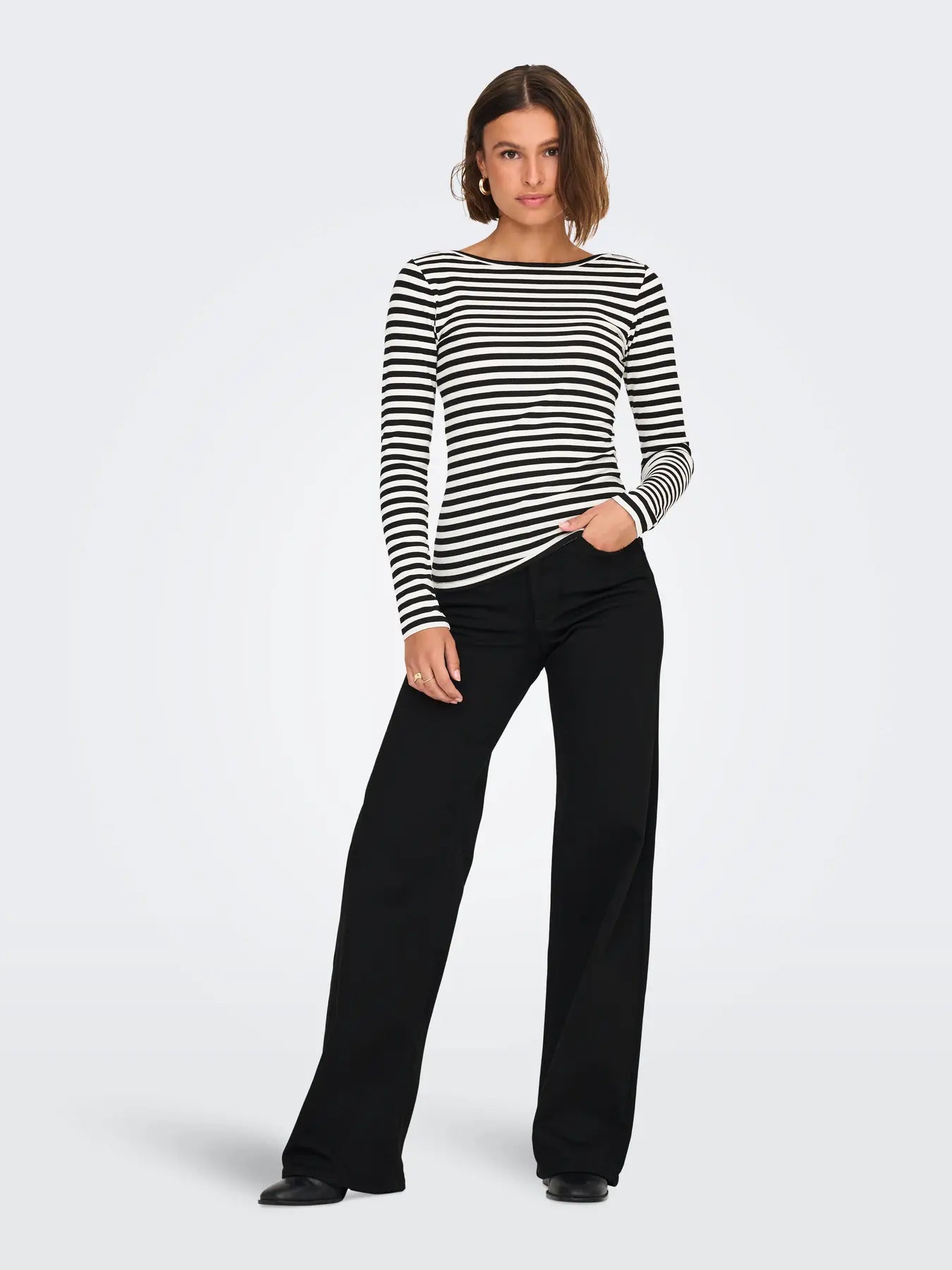 ONLMADISON BLUSH HW WIDE DNM SOO796