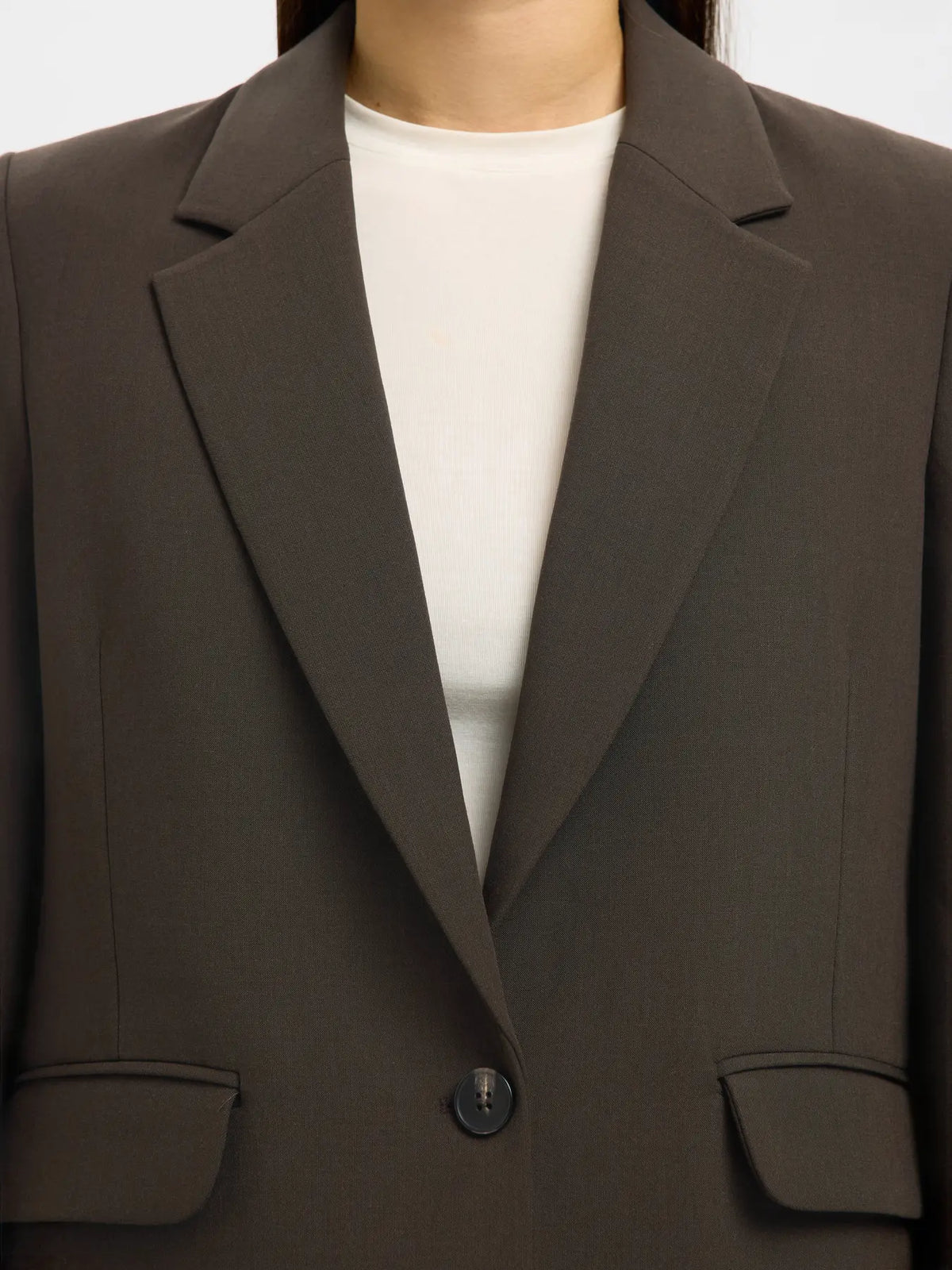 SLWRITA LS RELAXED BLAZER MEL
