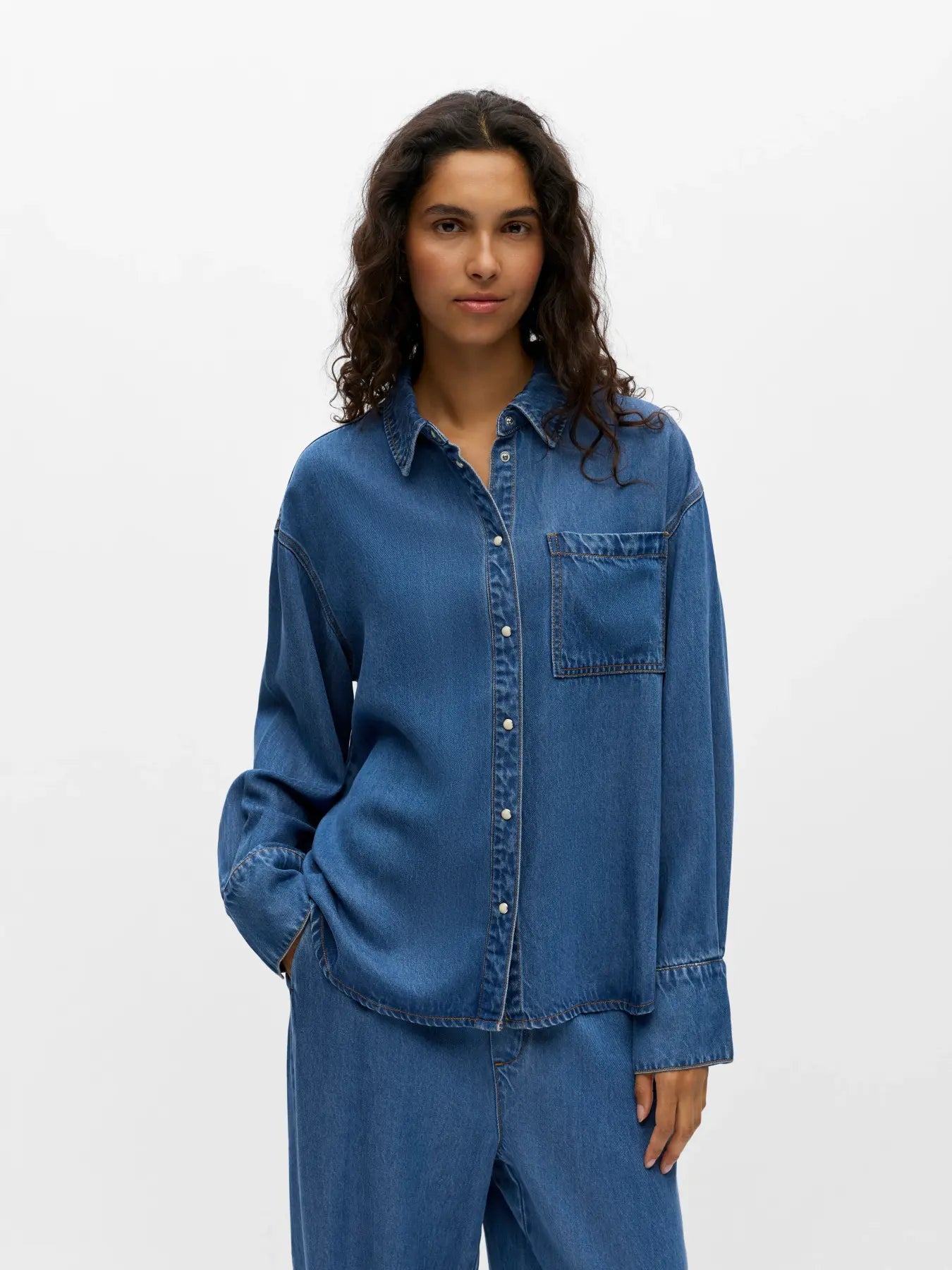 OBJFRAME ZILA L/S RE SHIRT