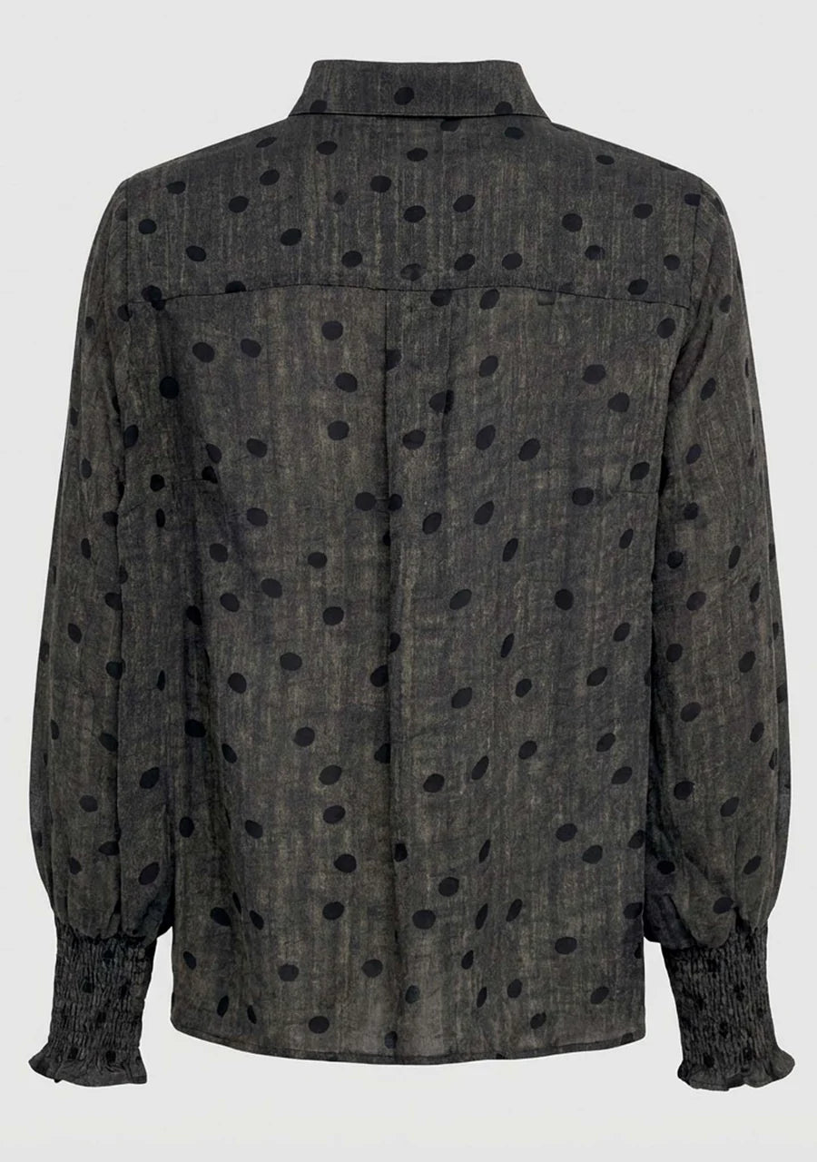 Vibse Shirt - Brown dots