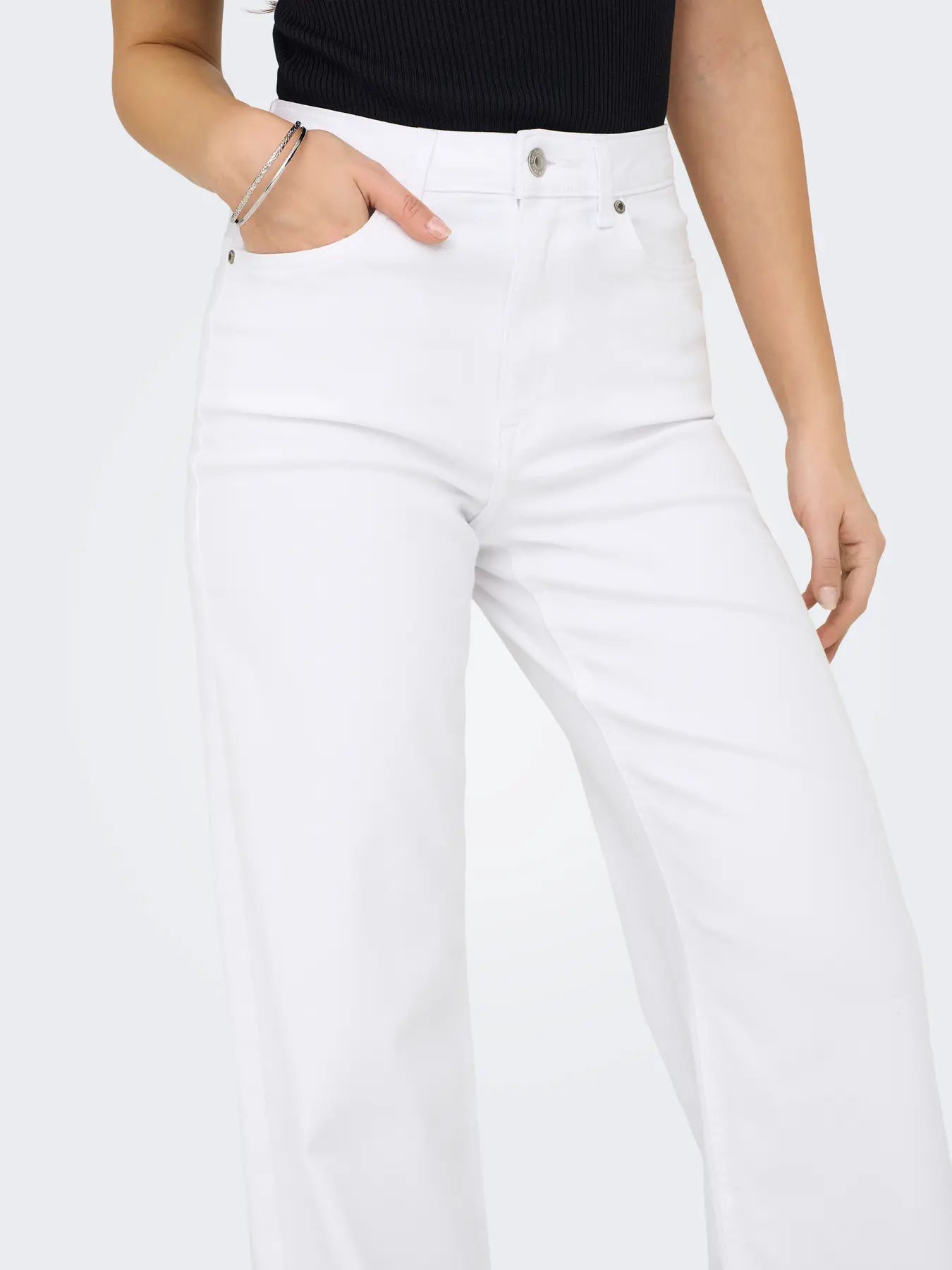 ONLMADISON BLUSH HW WIDE DNM