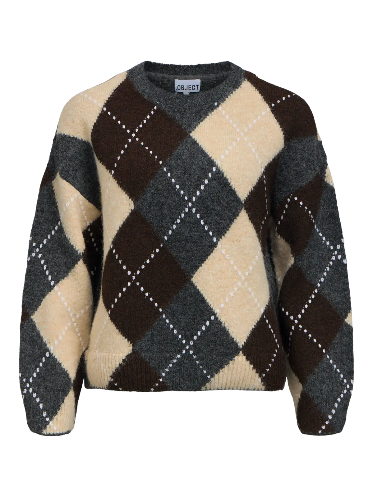 OBJBRENDA LS LO O-NECK PULLOVER