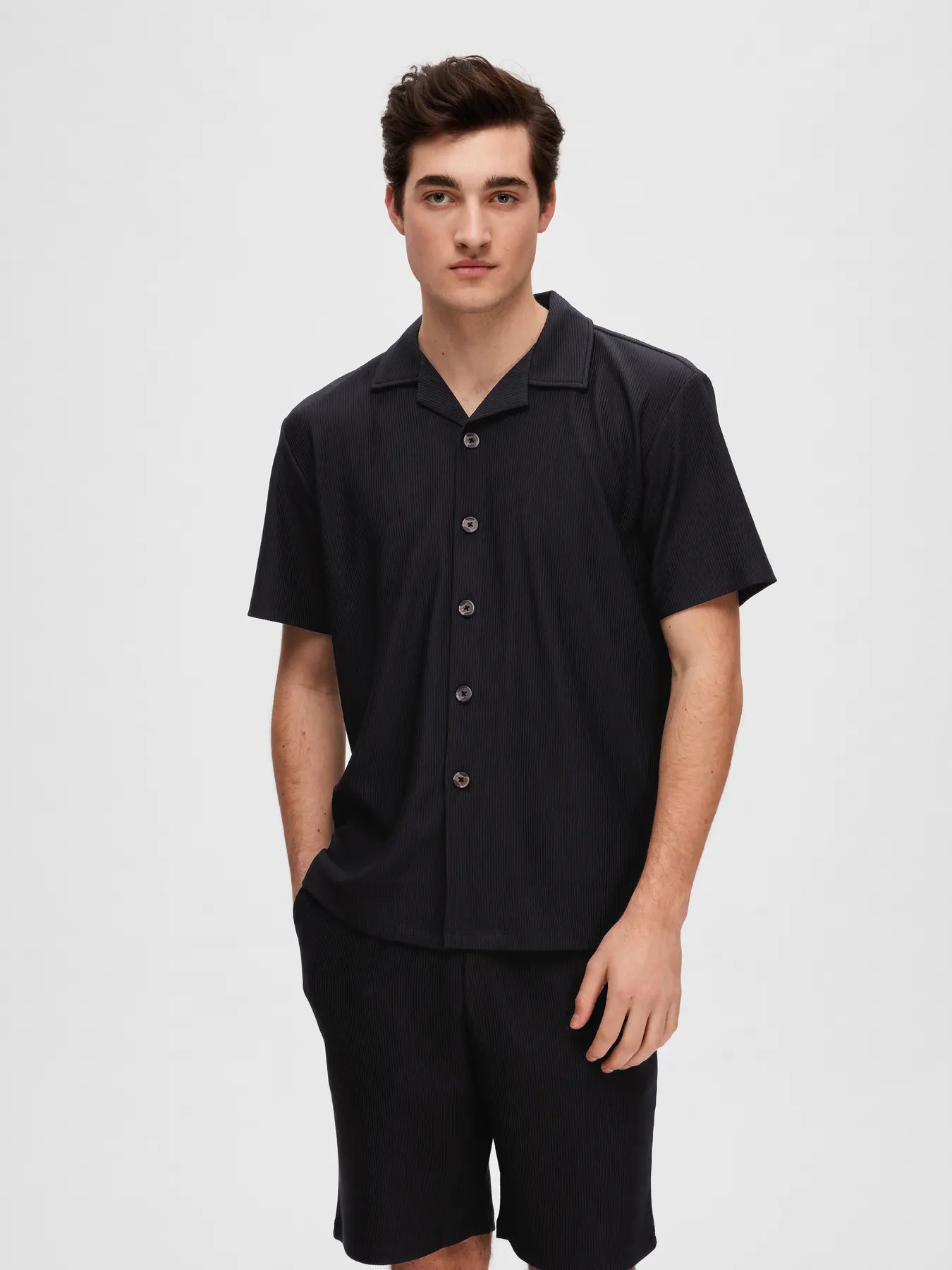 SLHLOOSE-PLISSE RESORT SS SHIRT