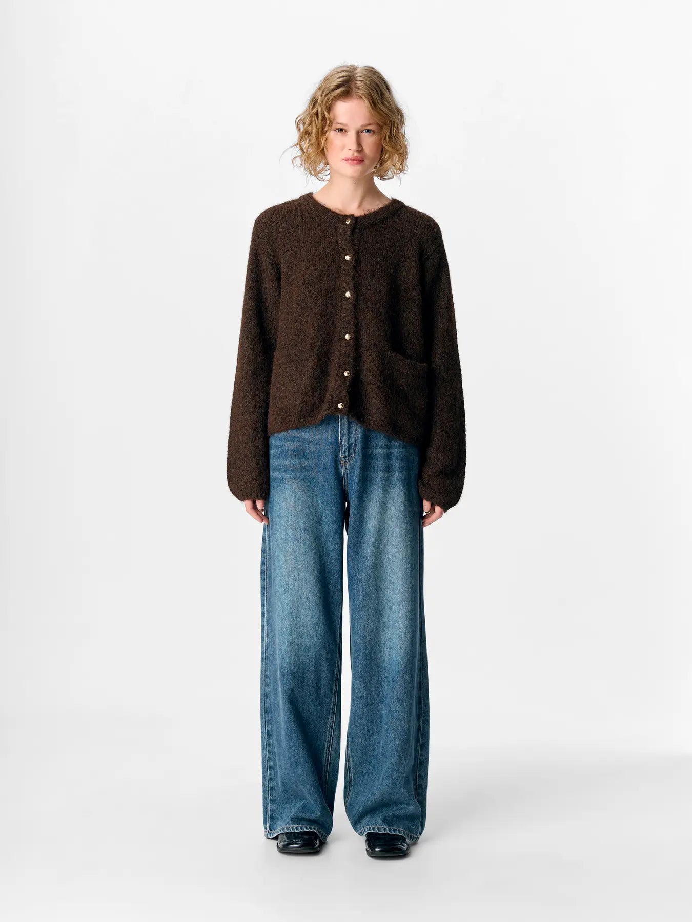OBJSAGGIA RE L/S KNIT CARDIGAN