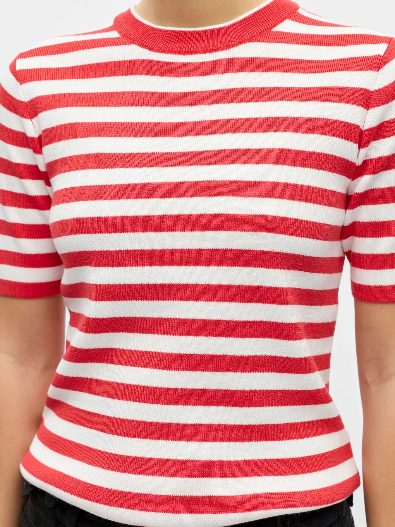 OBJESTER S/S NEW KNIT PULLOVER