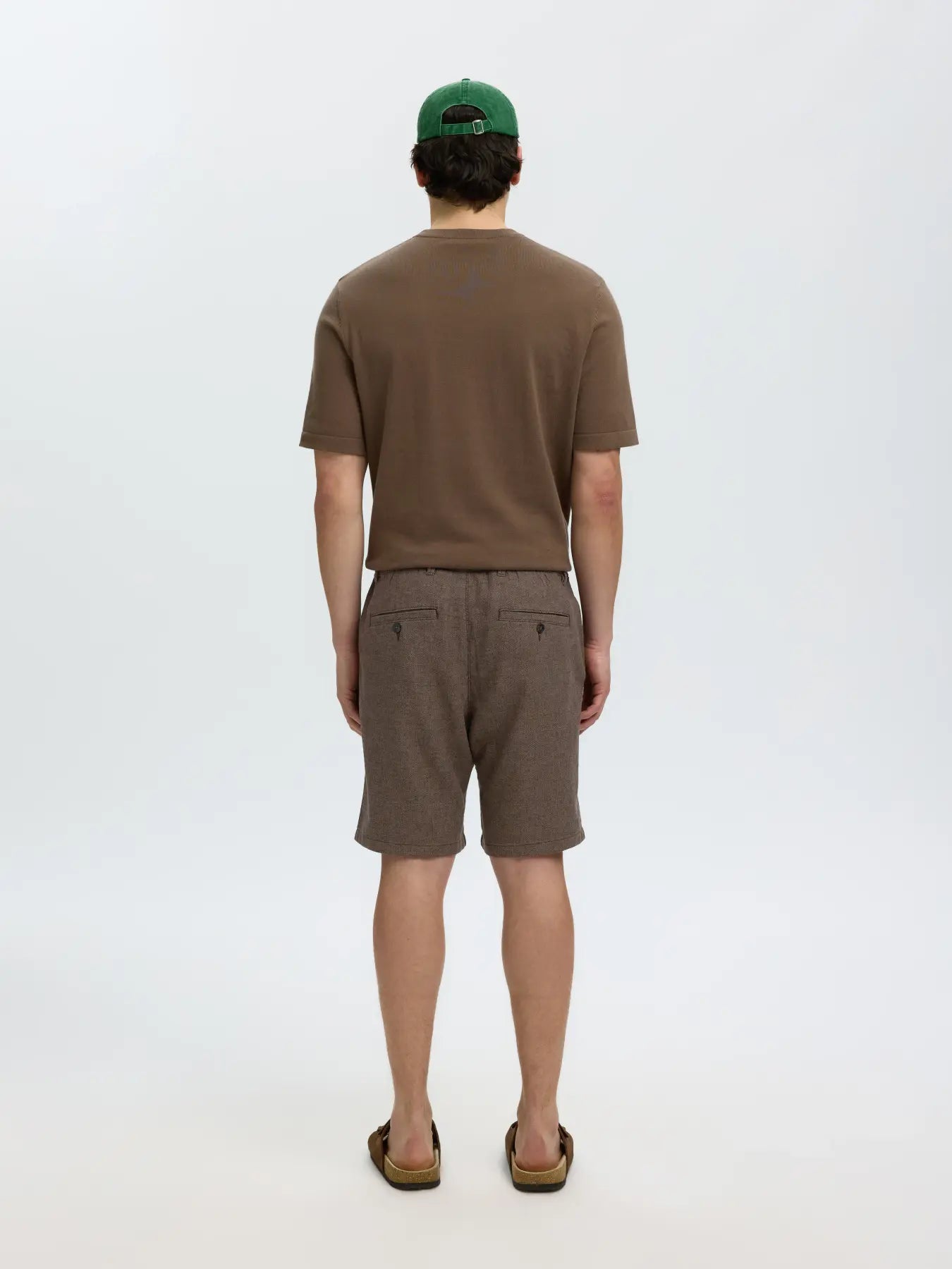 SLMREGULAR-BRODY LINEN BLD SHORTS