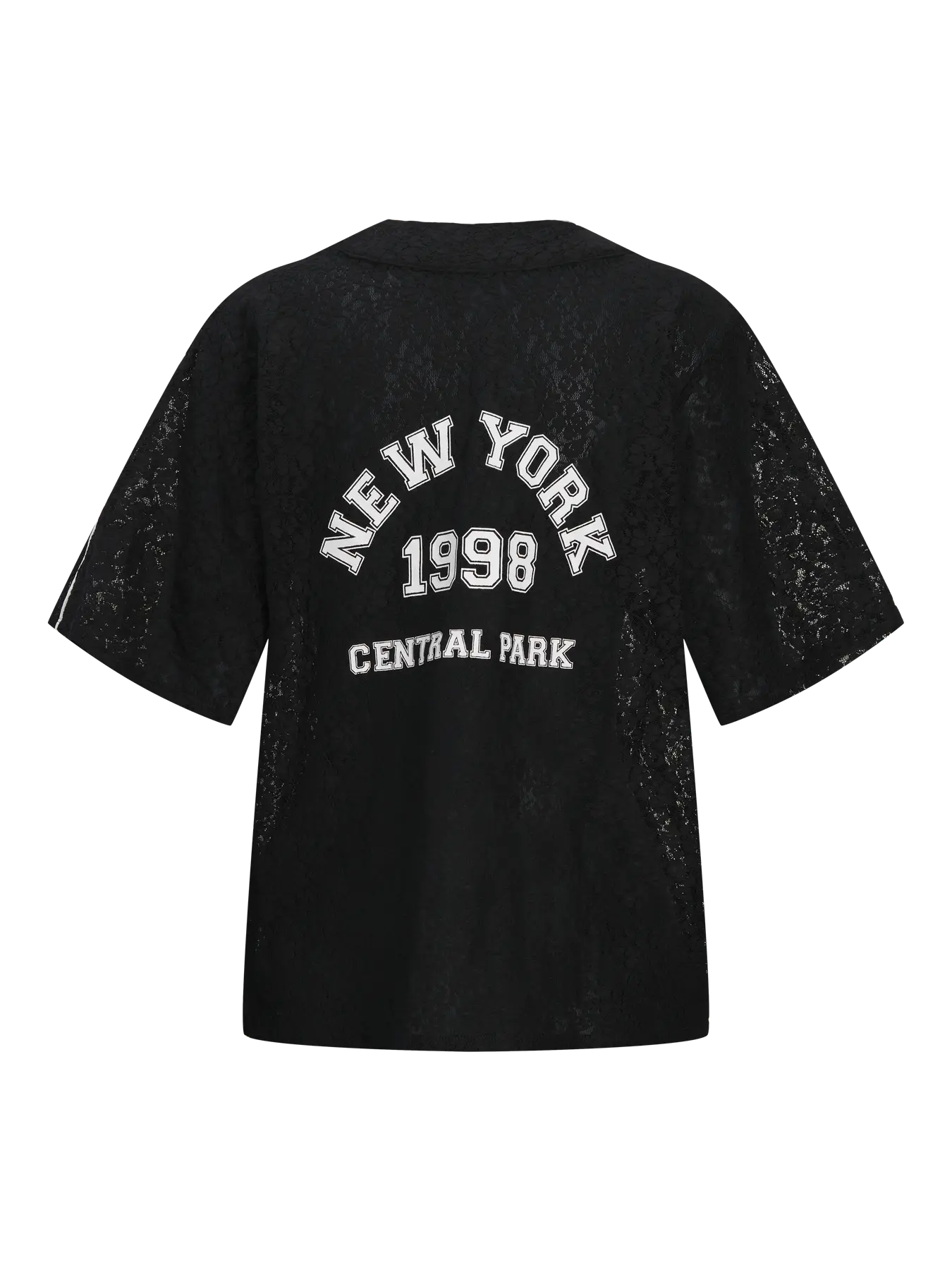 JXSTINE LACE LOOSE V-NECK TEE