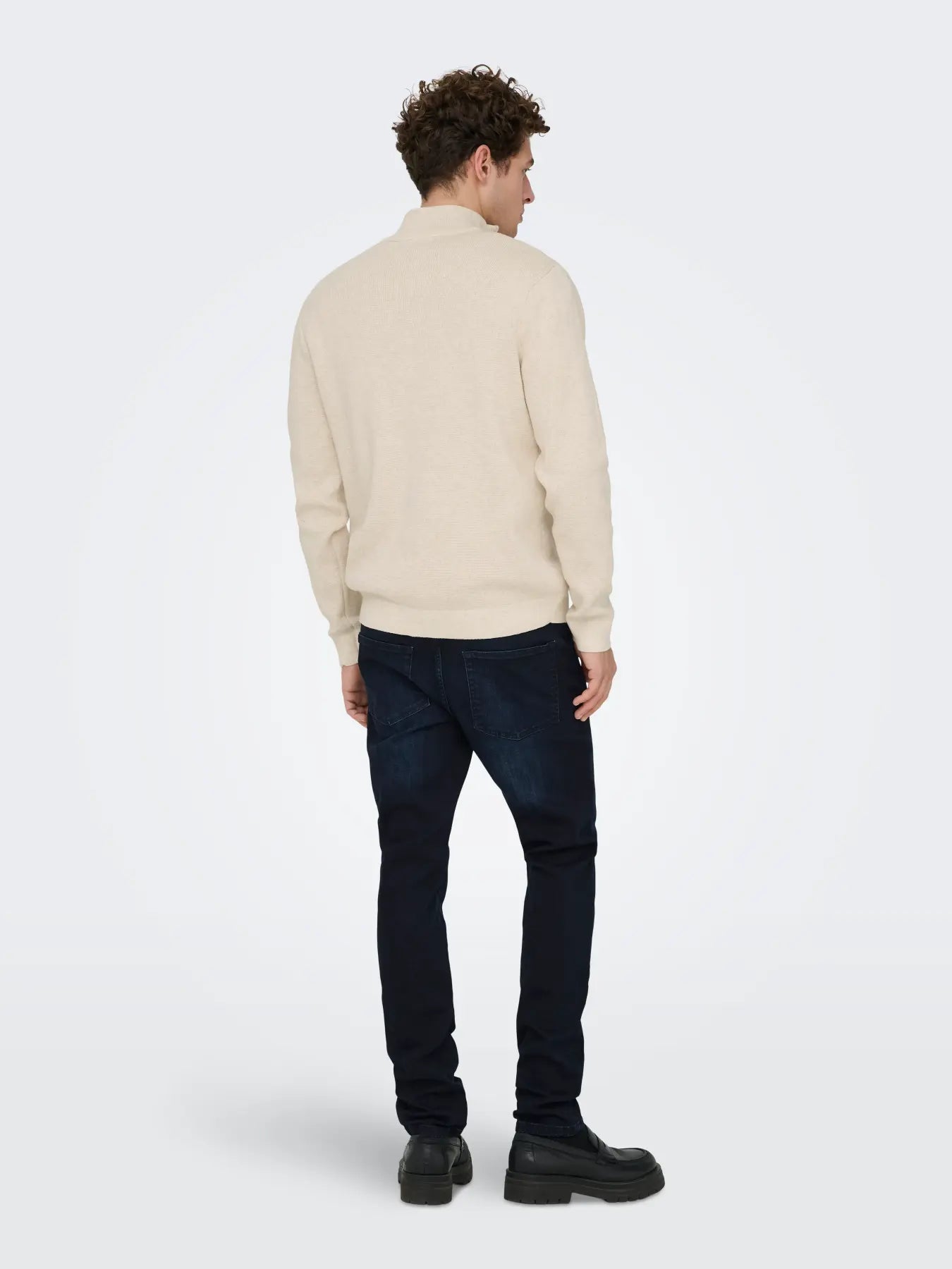 ONSTING REG HALF ZIP KNIT