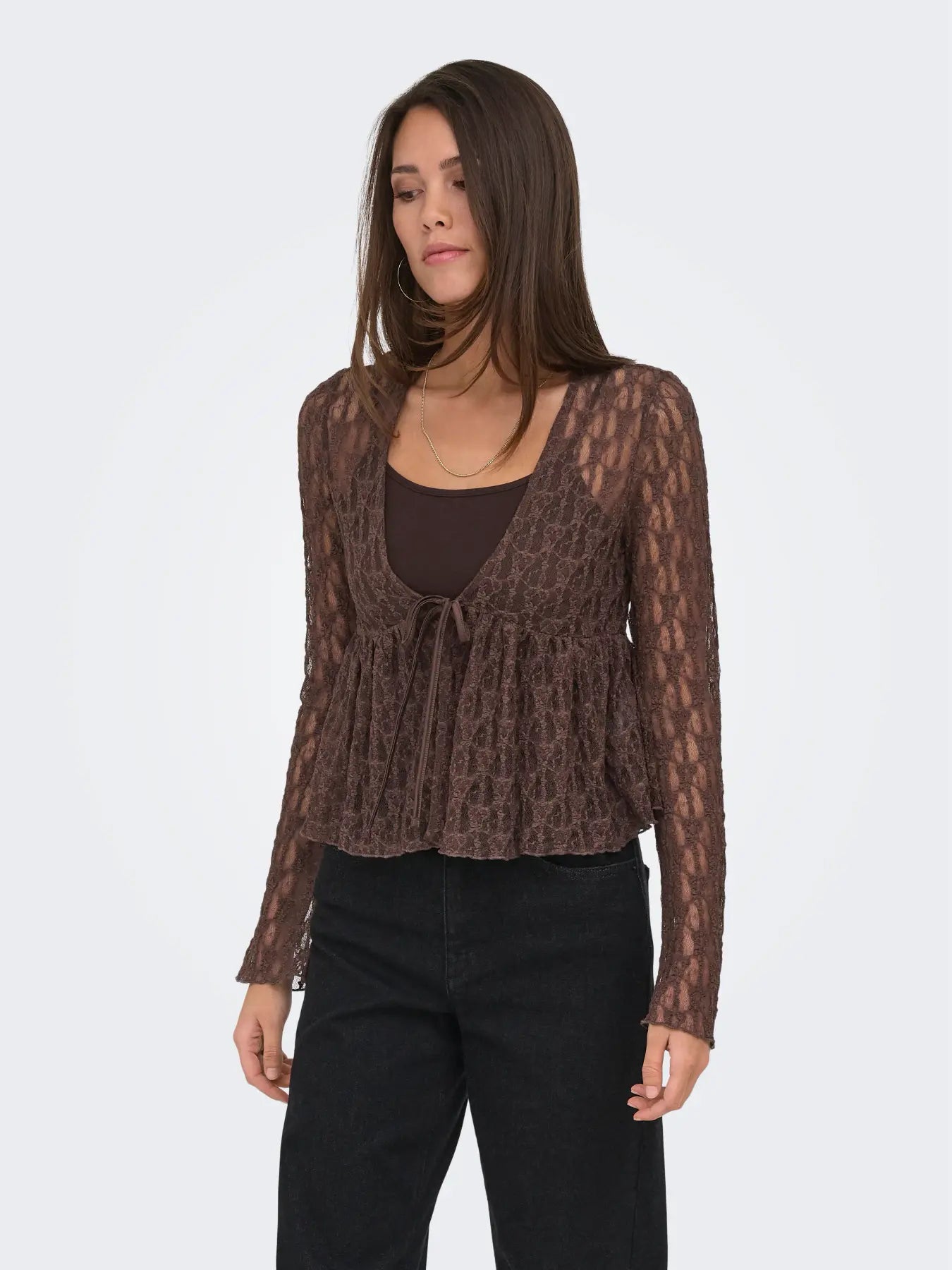 ONLAYA LACE CARDGIAN JRS
