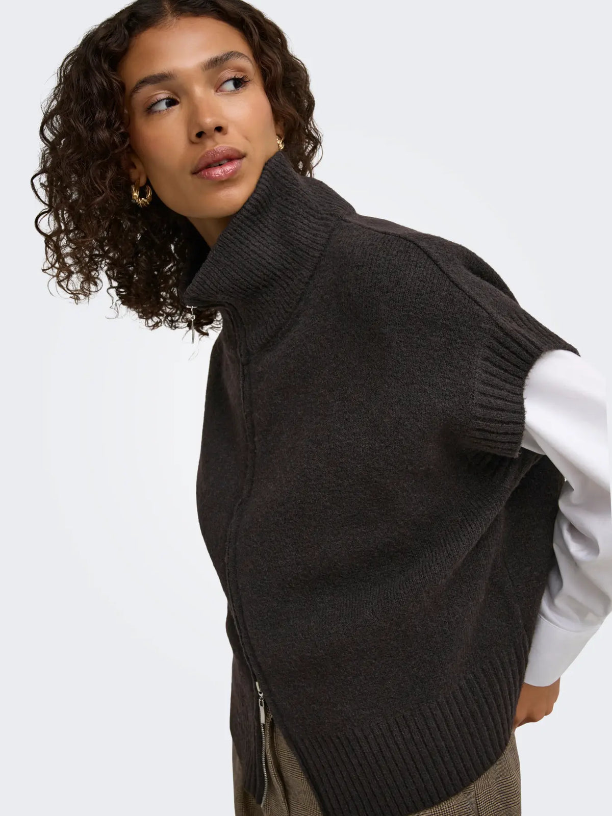 JDYLEA 2 WAY ZIP VEST