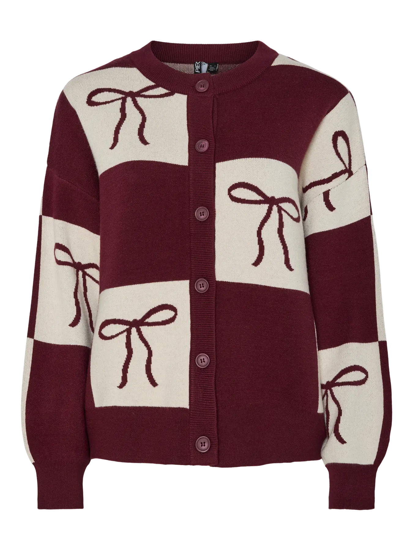 PCJETTE XMAS LS O-NECK KNIT CARDIGAN