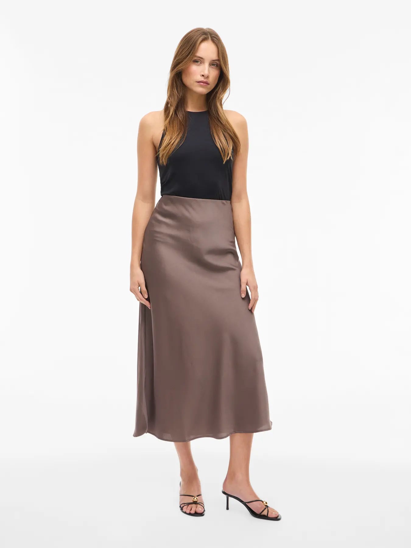 VIELLETTE HW MIDI SKIRT