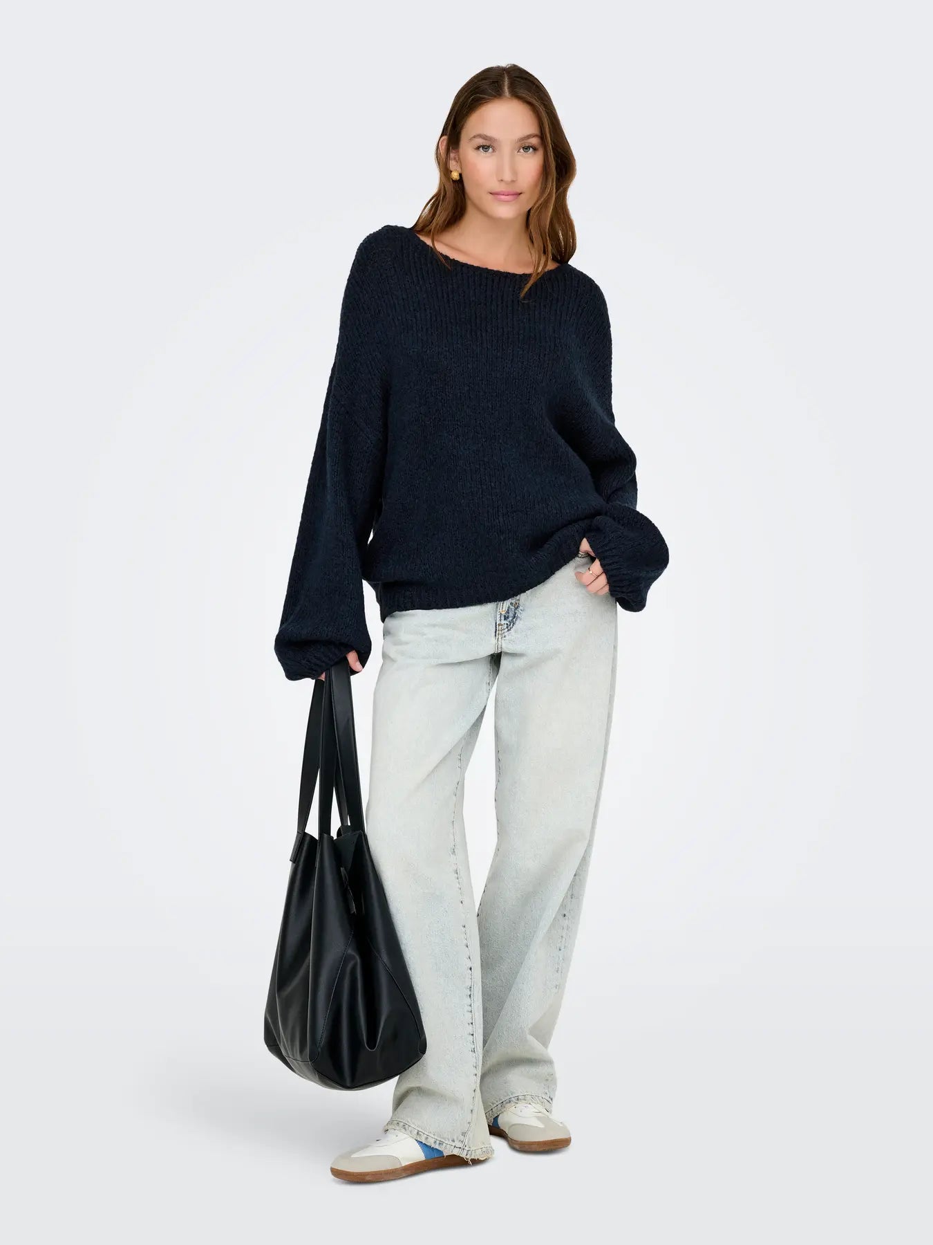 JDYDINEA L/S REVERSIBLE PULLOV. KNT