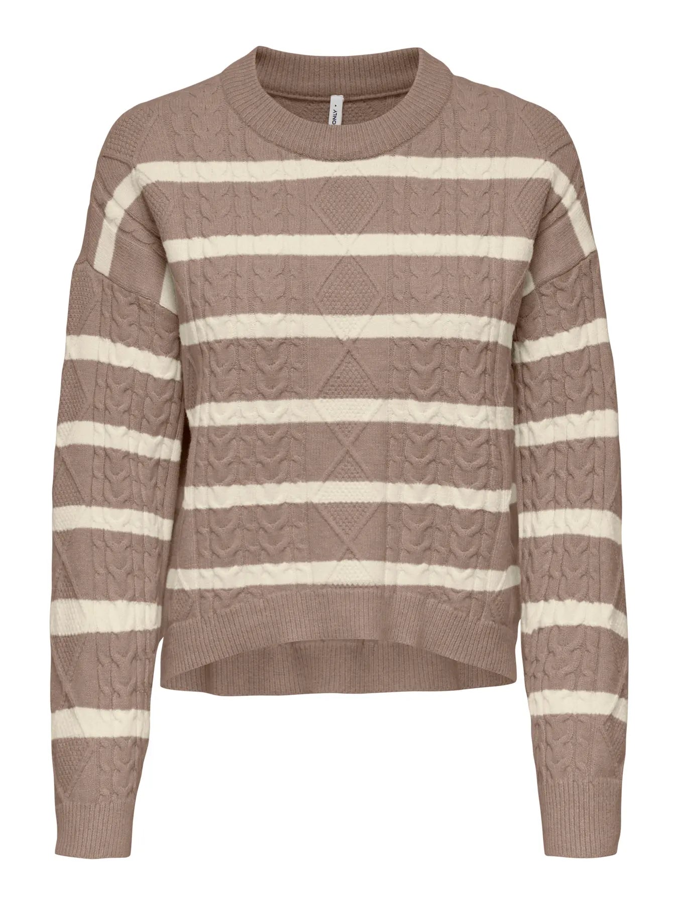 ONLKATIA LS CABLE O-NECK PULLOVER CC KNT