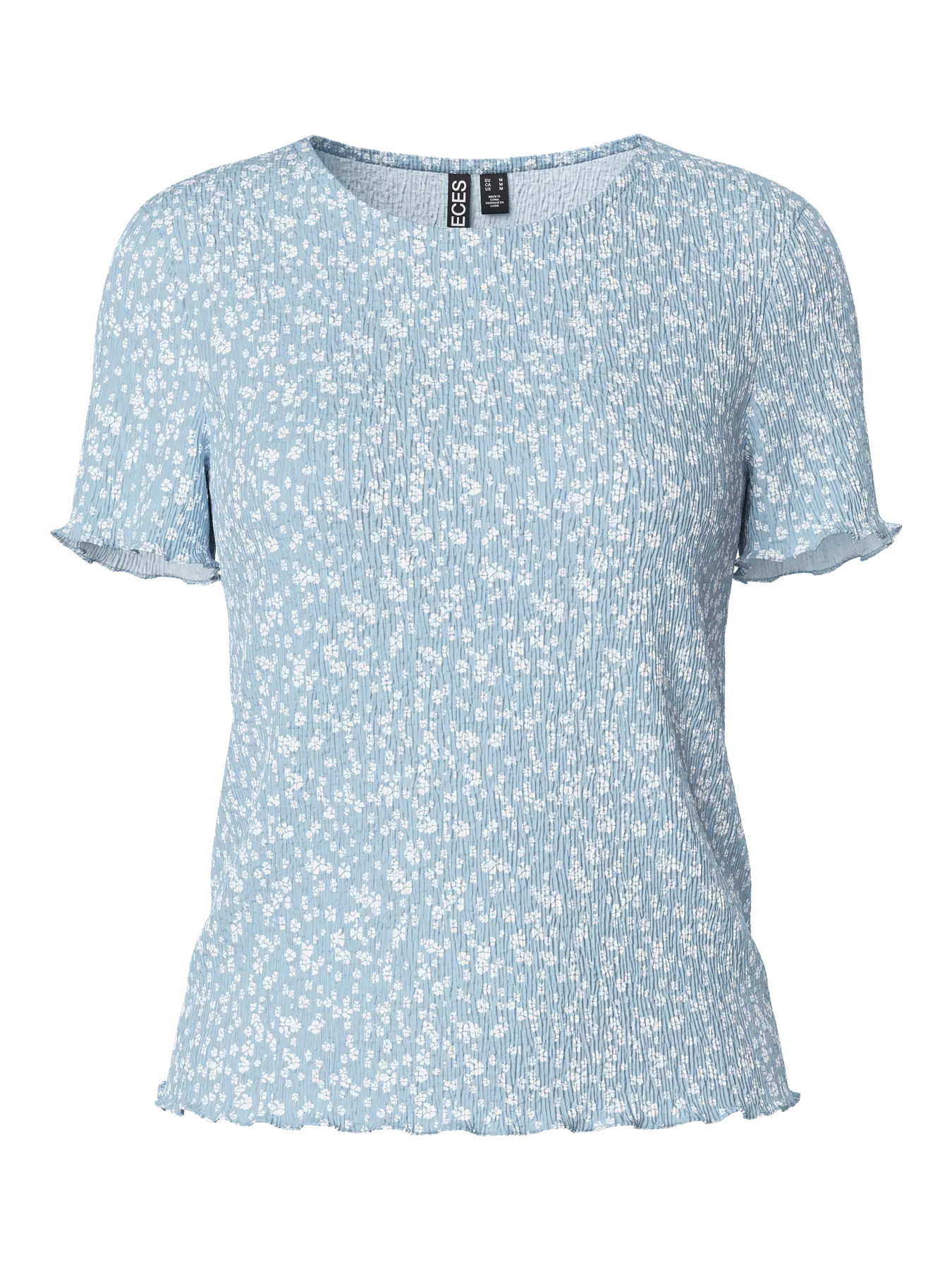 PCFLORA SS O-NECK TOP