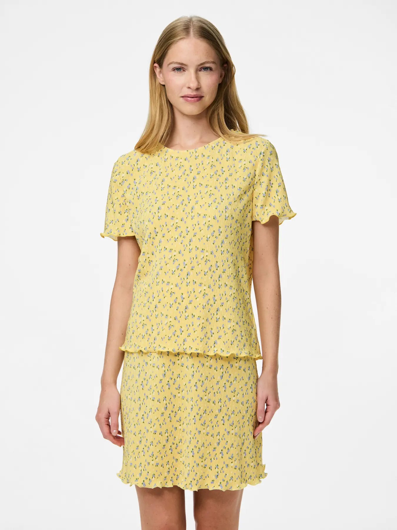 PCFLORA SS O-NECK TOP