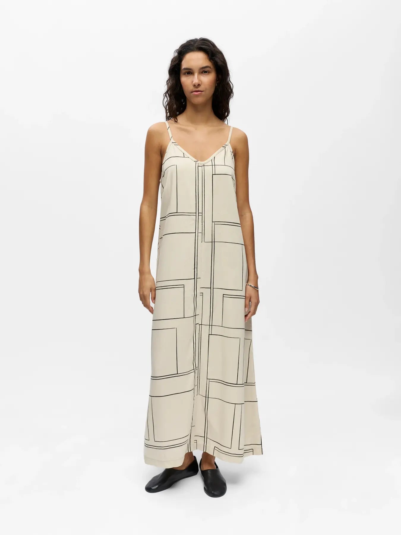 OBJFRAME SINGLET DENIM DRESS