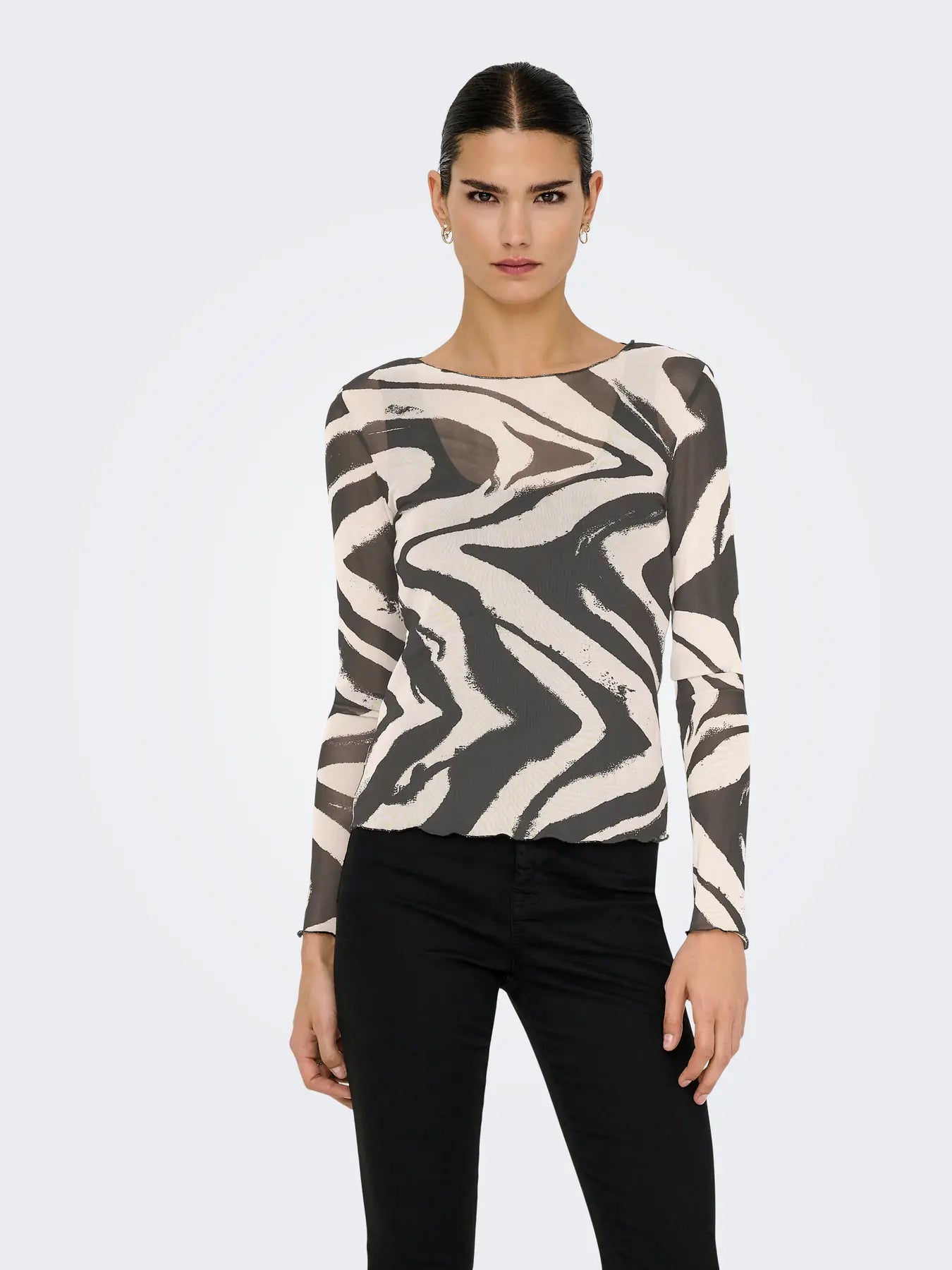 JDYELSA NEW L/S O NECK TOP JRS