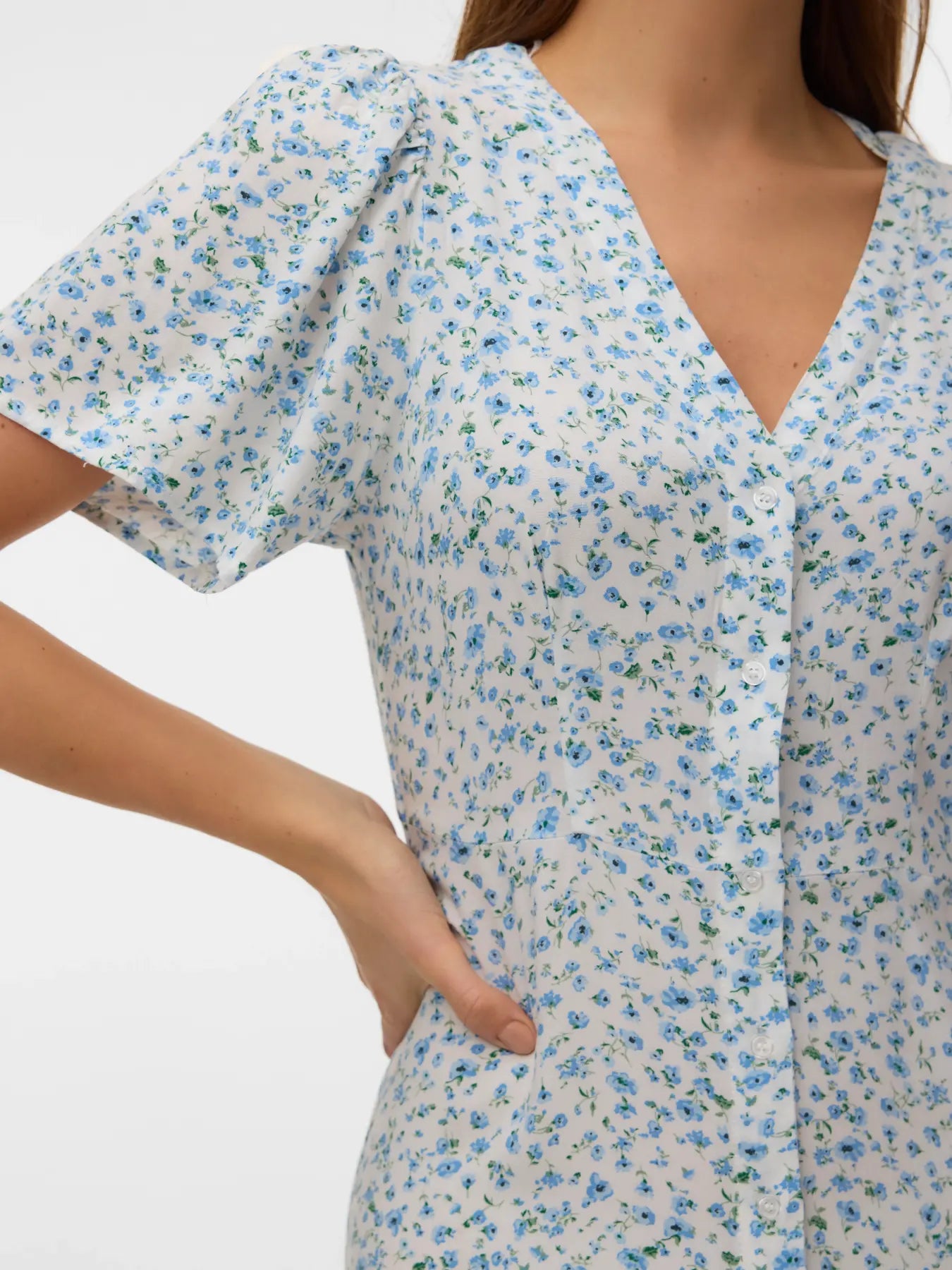 VMALBA SS CALF DRESS WVN