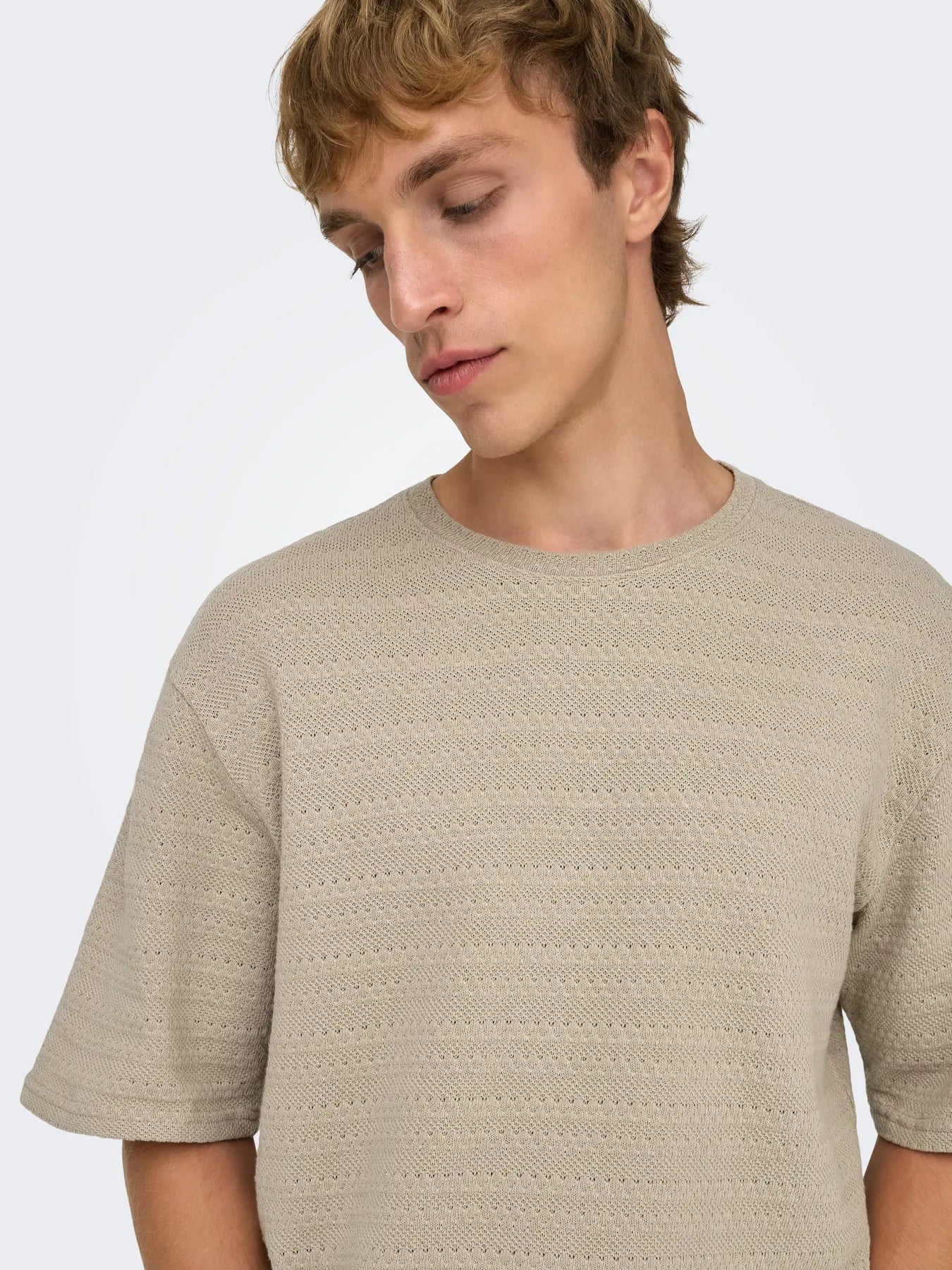 ONSGIVO REG 12 SS CREW KNIT