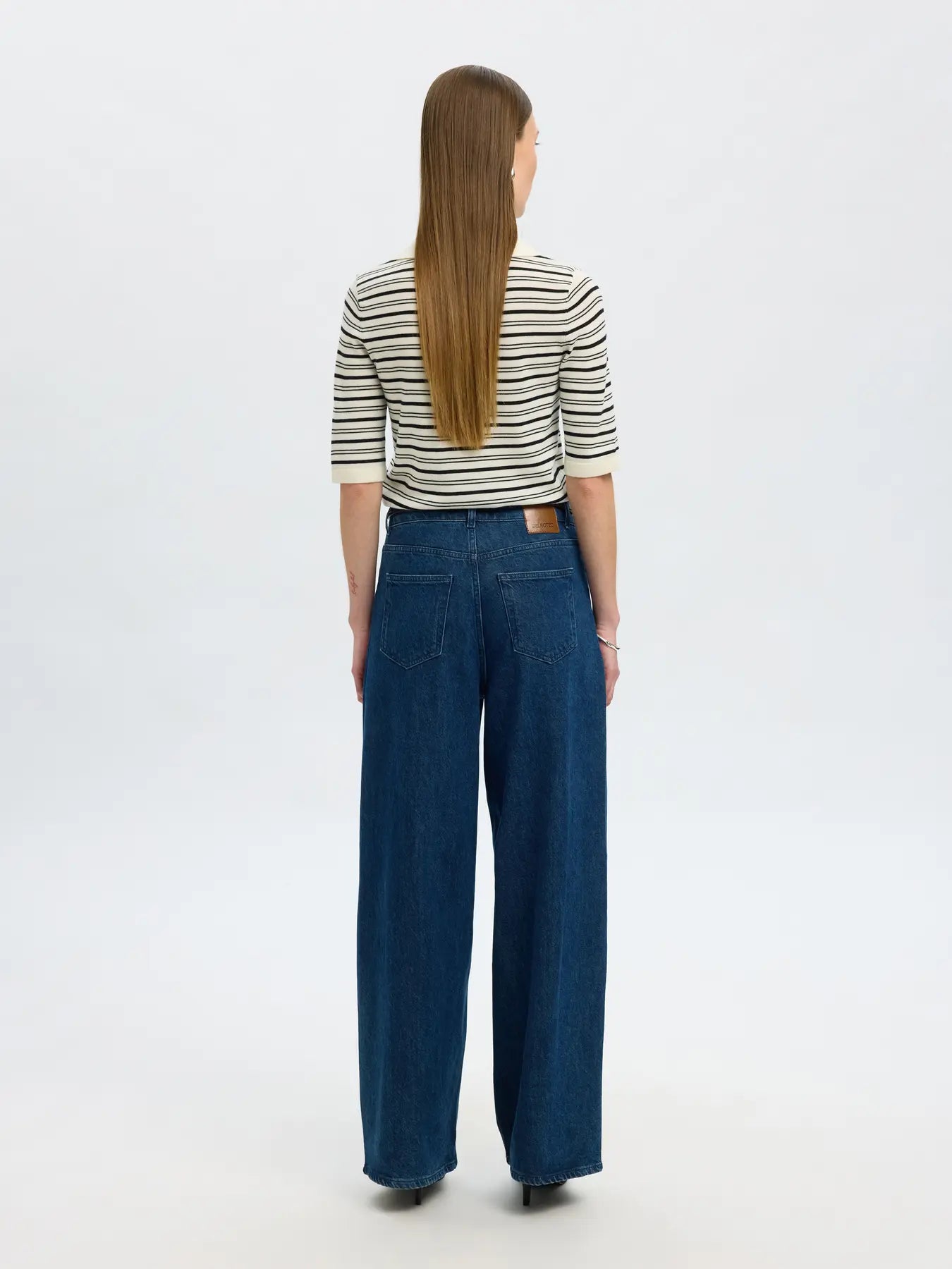 SLFTHEA 2/4 KNIT MERINO COLLAR NECK