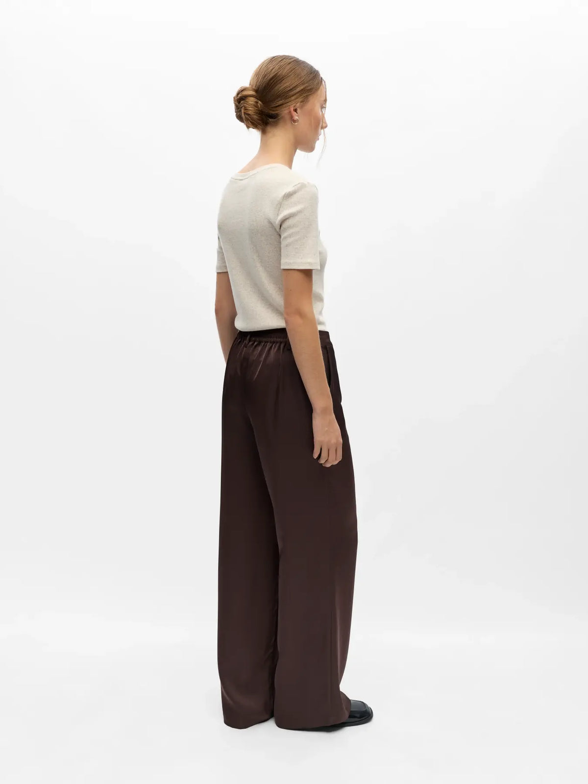 Objchilli MW Lisa Satin Pants