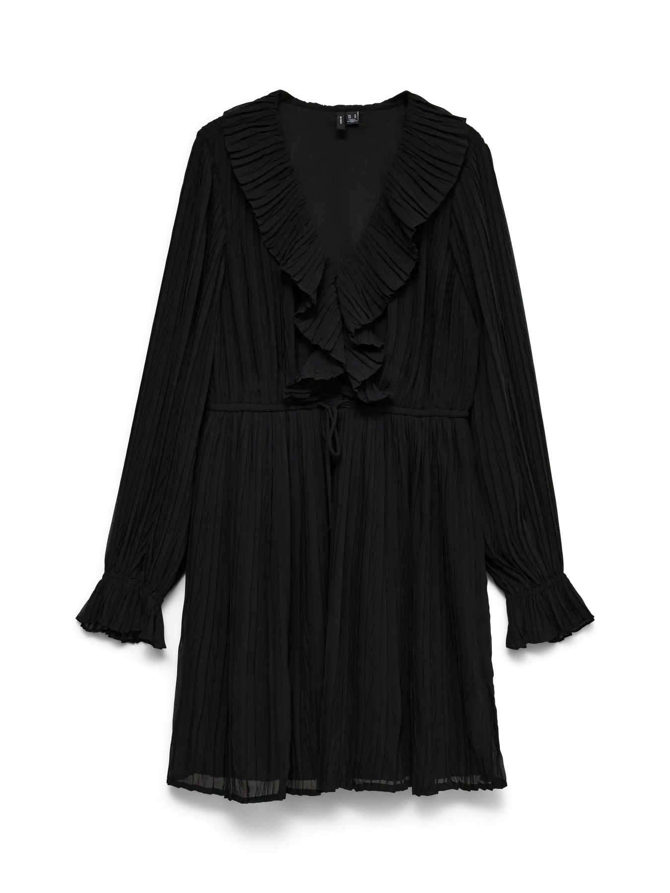 VMDORA LS FRILL PLISSE DRESS