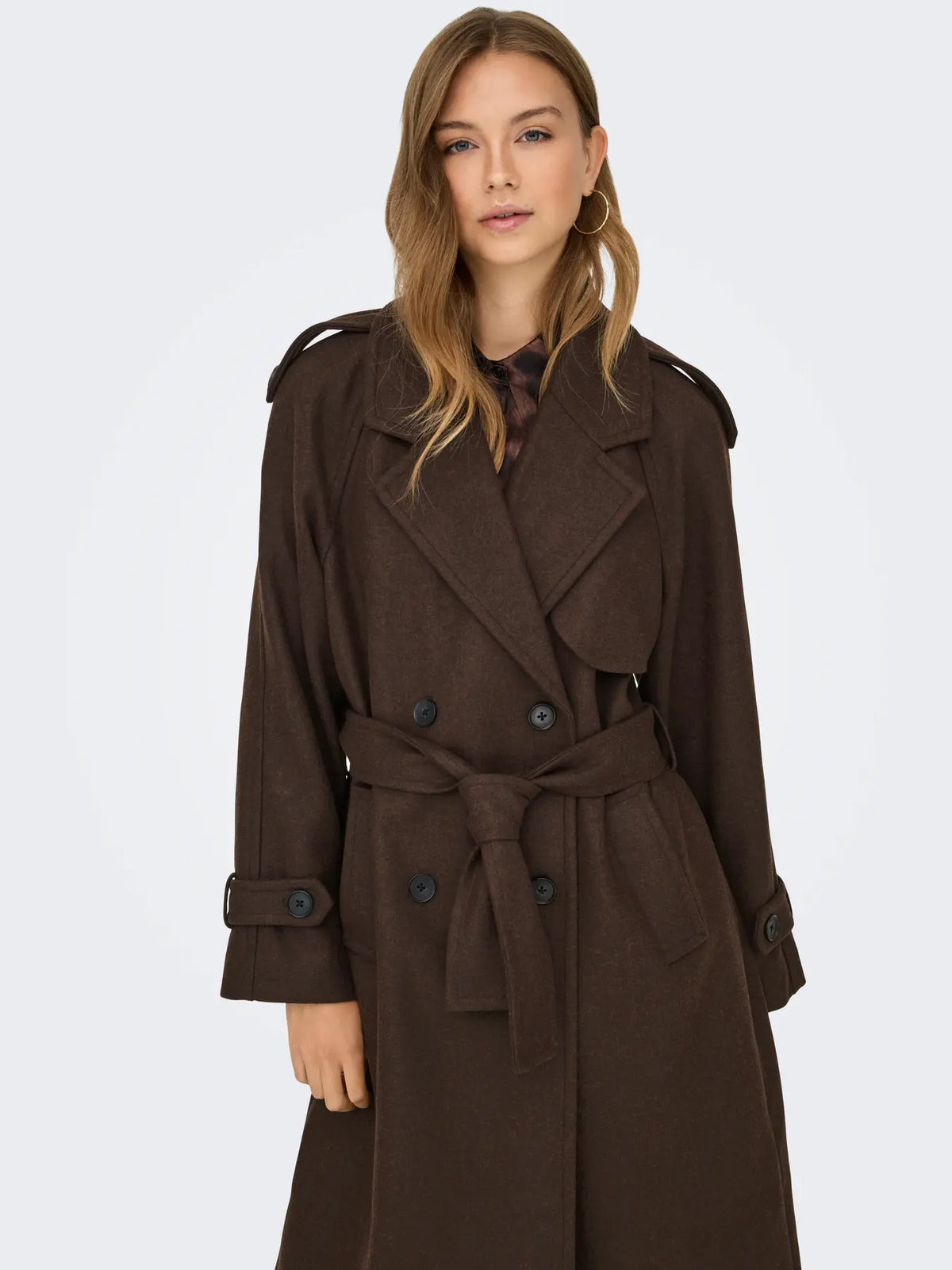ONLDEAR-TRILLION LONG BELT COAT