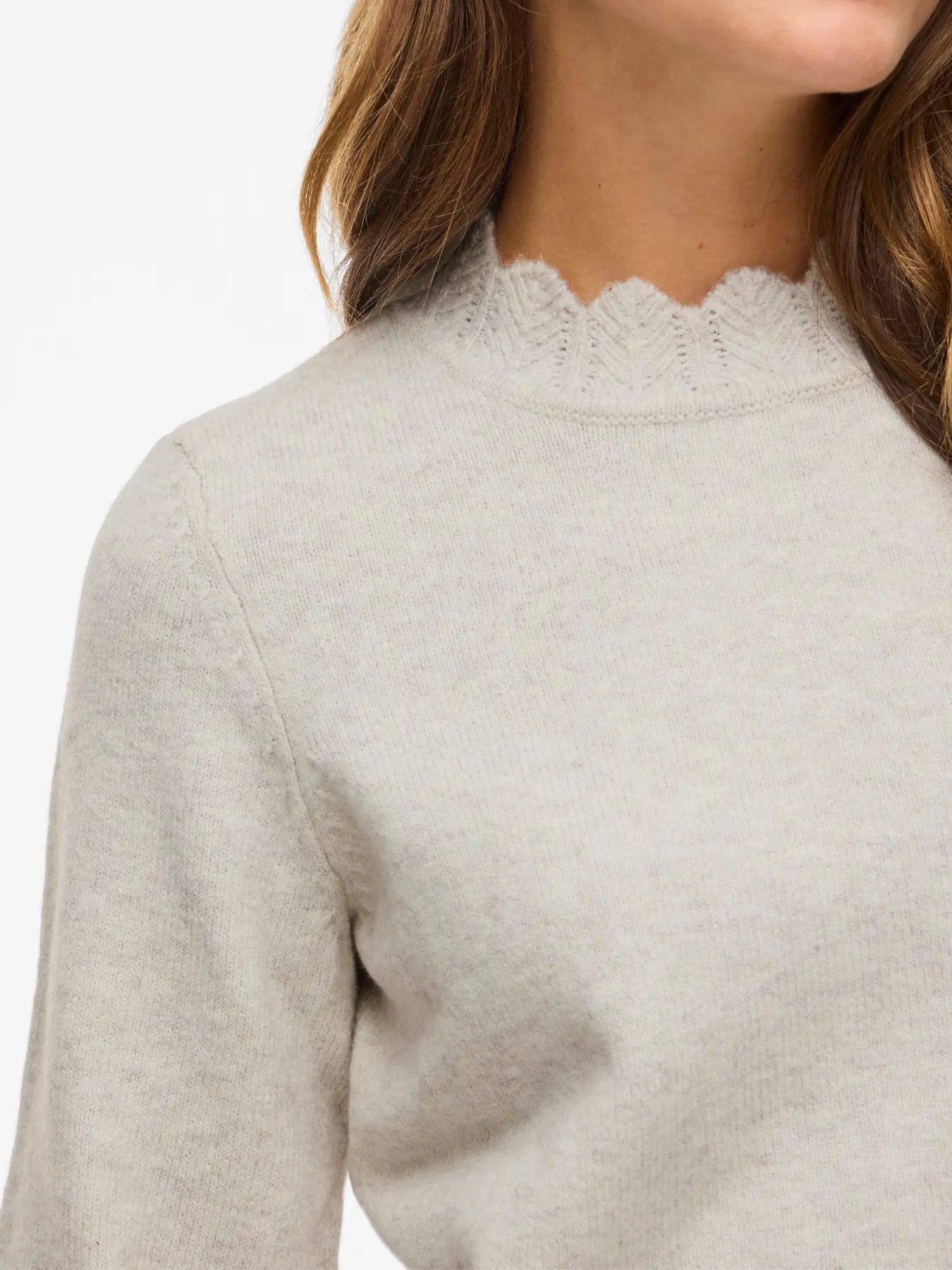 VINIKOLINA O-NECK L/S KNIT TOP