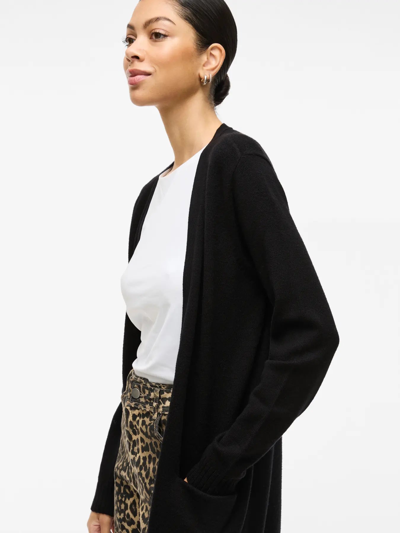 VIRIL OPEN L/S KNIT CARDIGAN