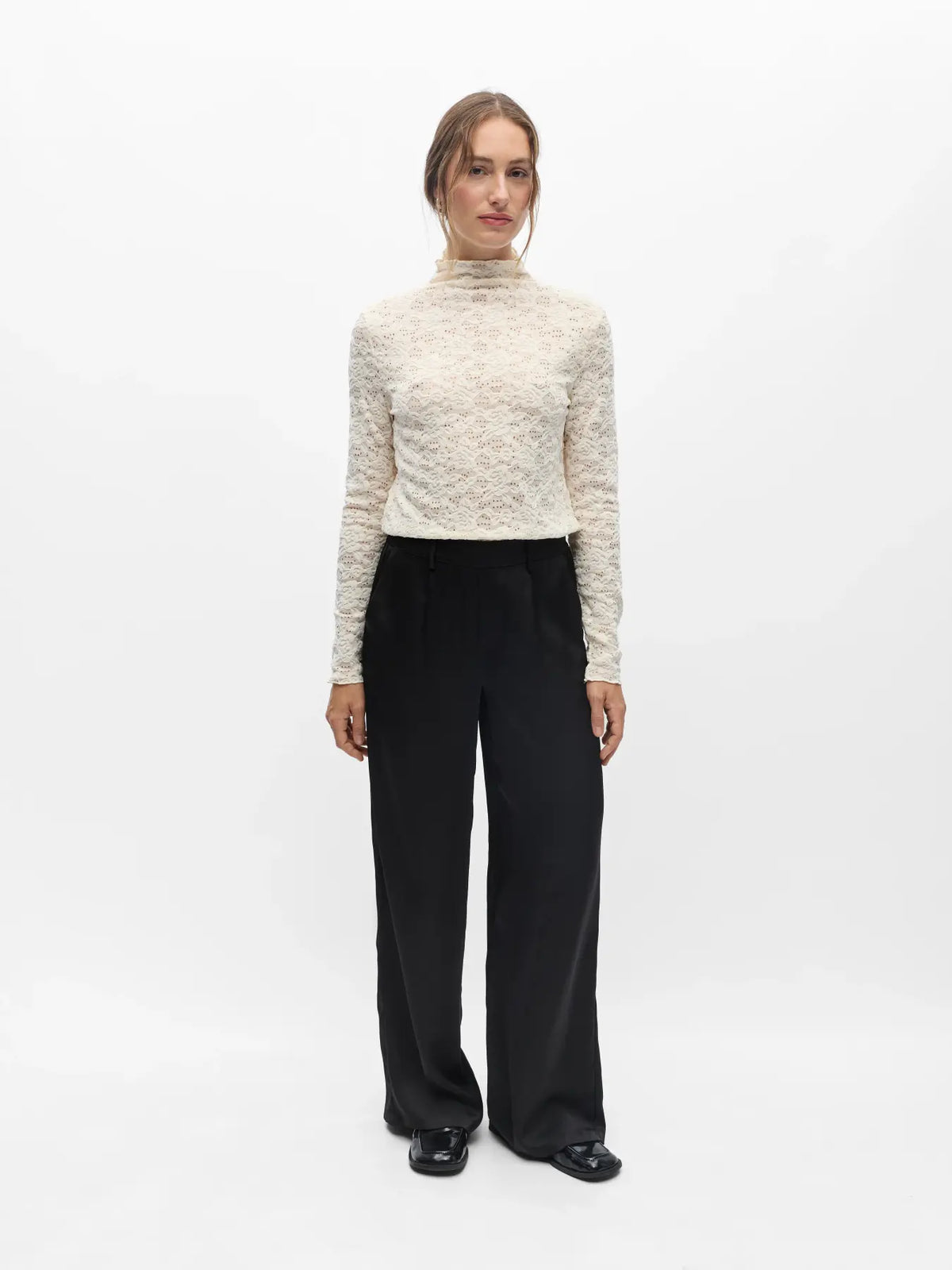 Objchilli MW Lisa Satin Pants