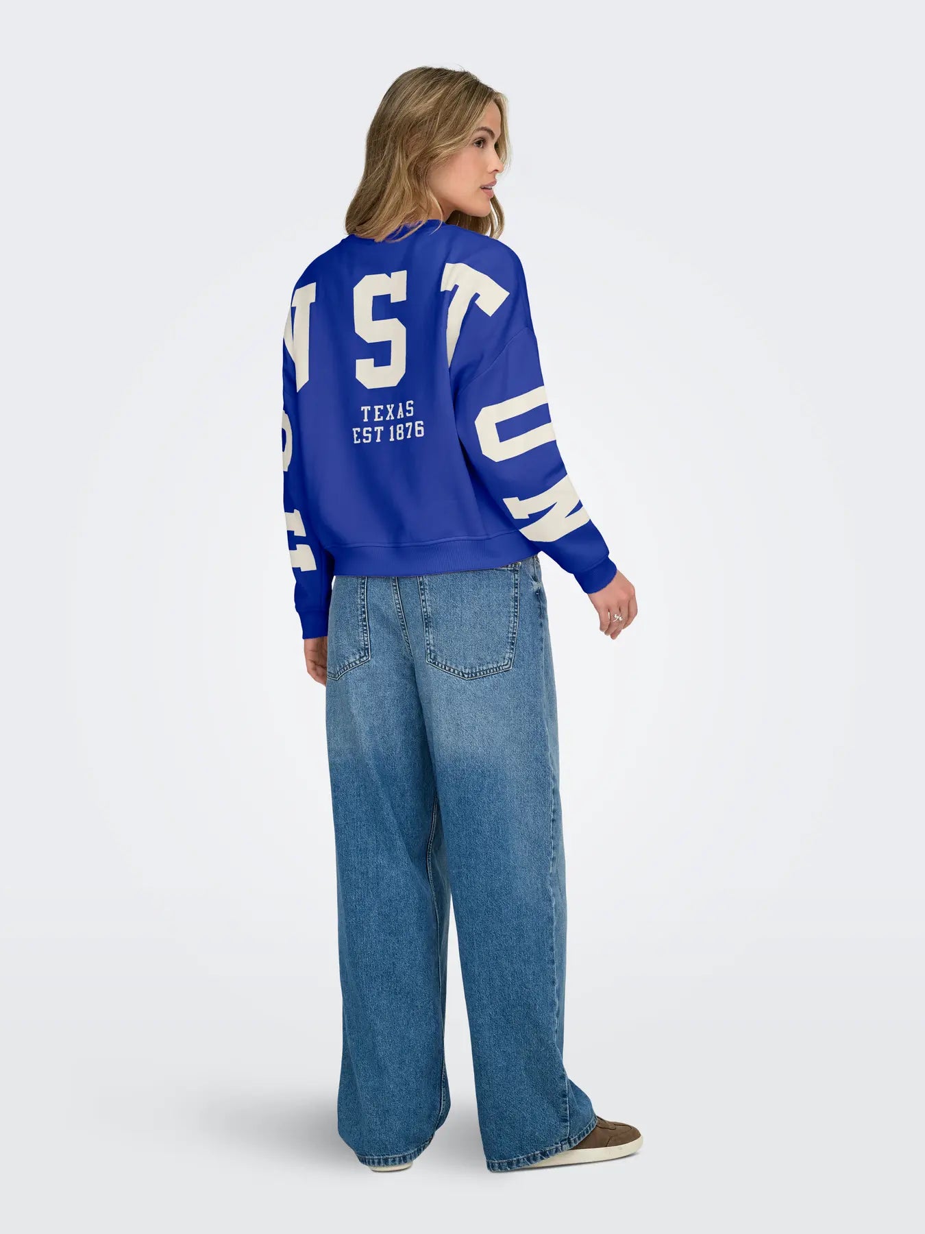 ONLSWEAT L/S BACK/SLEEVE PRINT