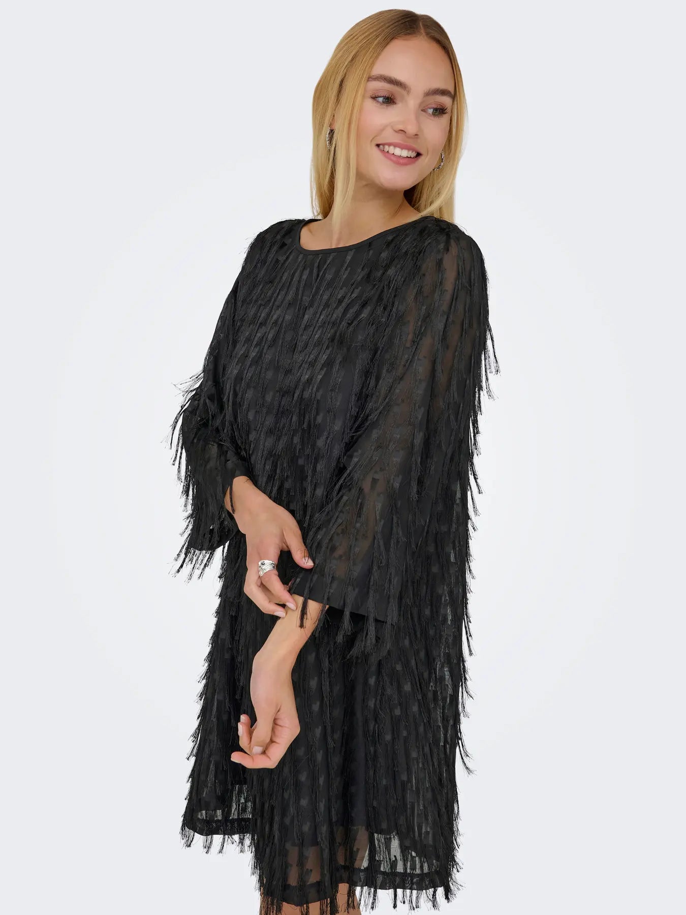 JDYFLEUR 3/4 O-NECK DRESS