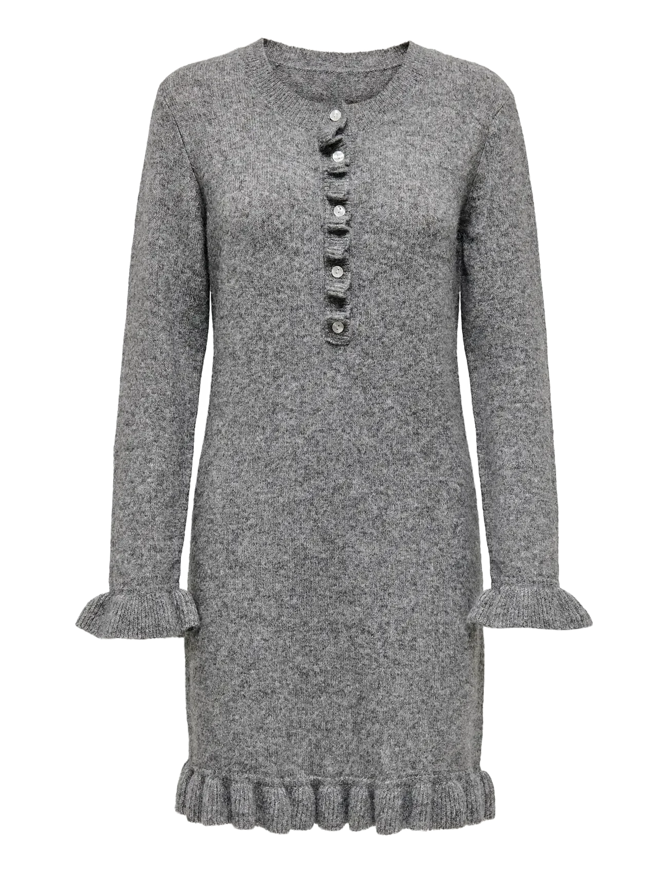 ONLMERA LIFE LS FRILL DRESS